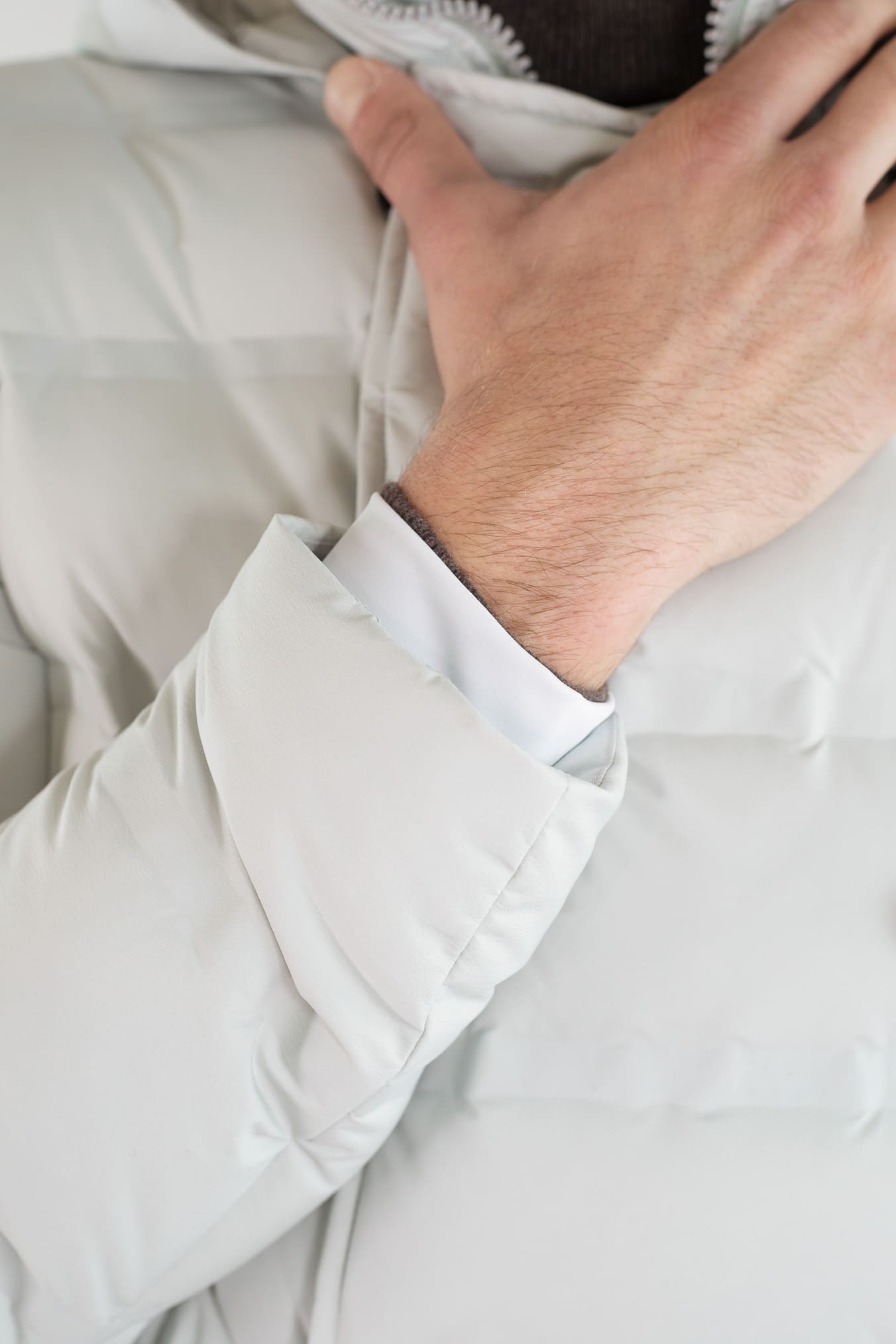 KIRED Piumino 3/4 "Hoodo" Ghiaccio