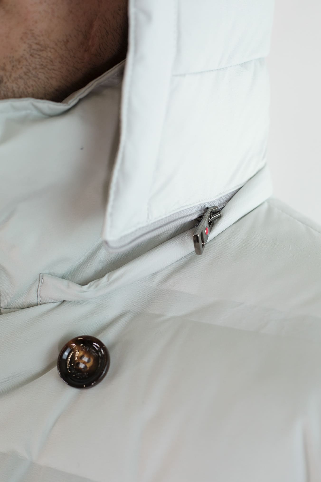 KIRED Piumino 3/4 "Hoodo" Ghiaccio