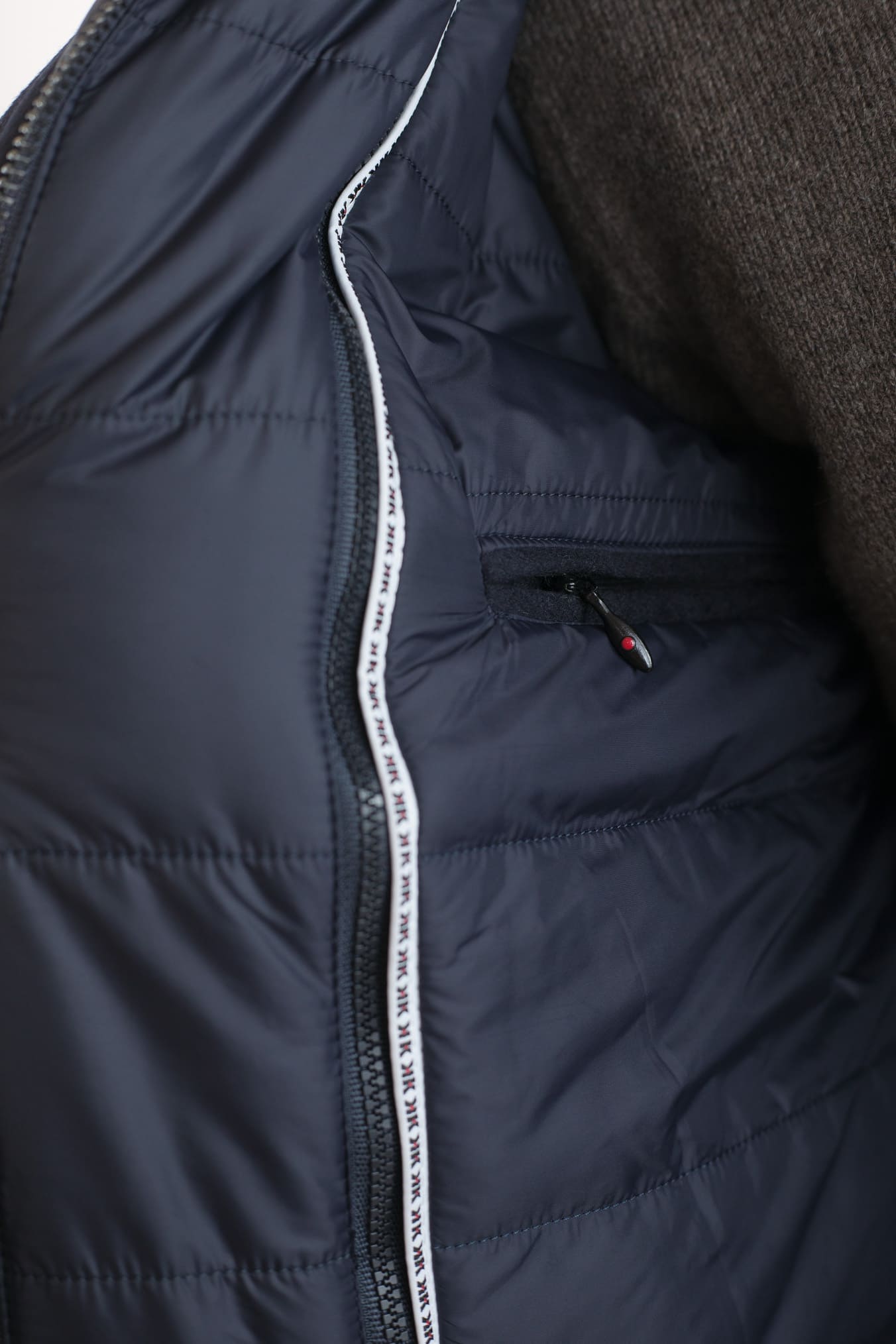 KIRED Giaccone Cashmere Doppiopetto "Jannu" Blu Cappuccio