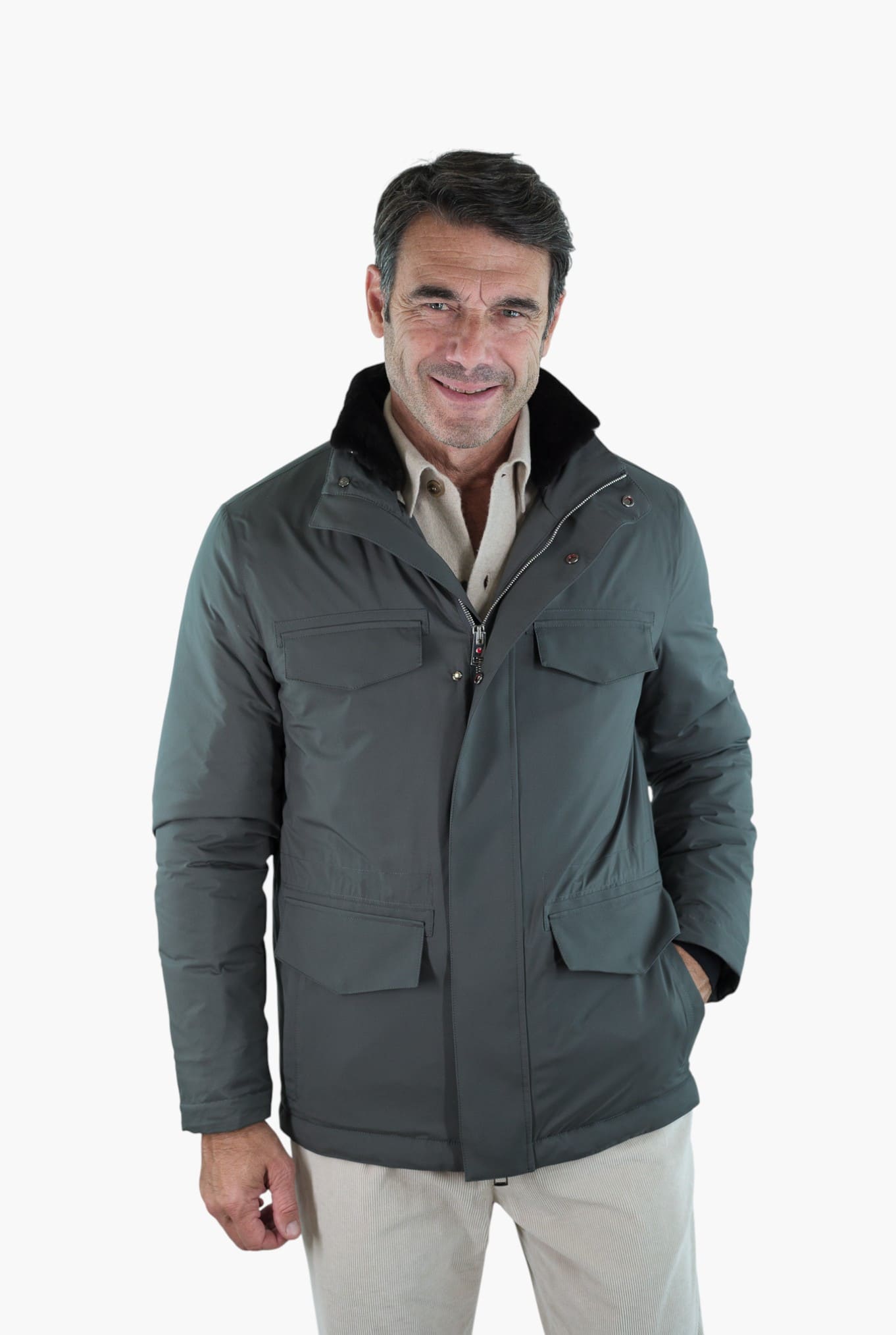 KIRED Field Jacket Verde Water Repellent