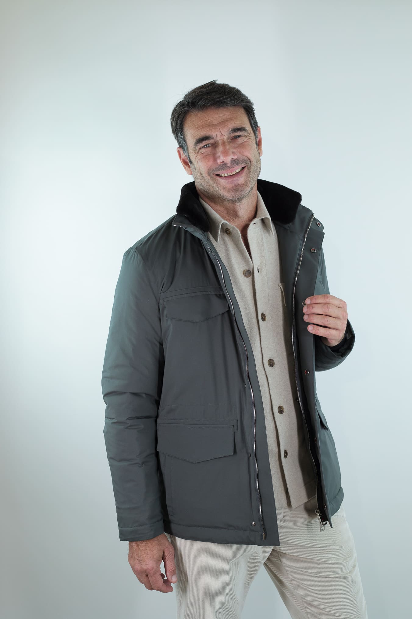 KIRED Field Jacket Verde Water Repellent