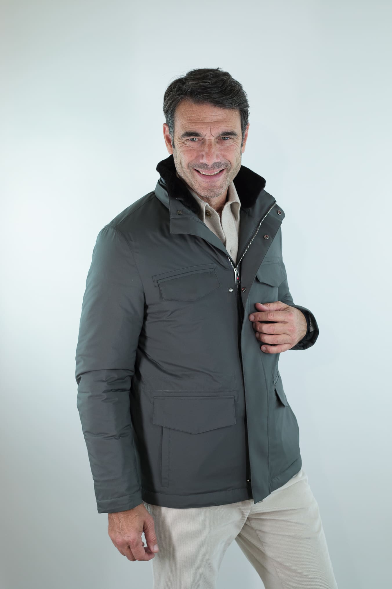 KIRED Field Jacket Verde Water Repellent