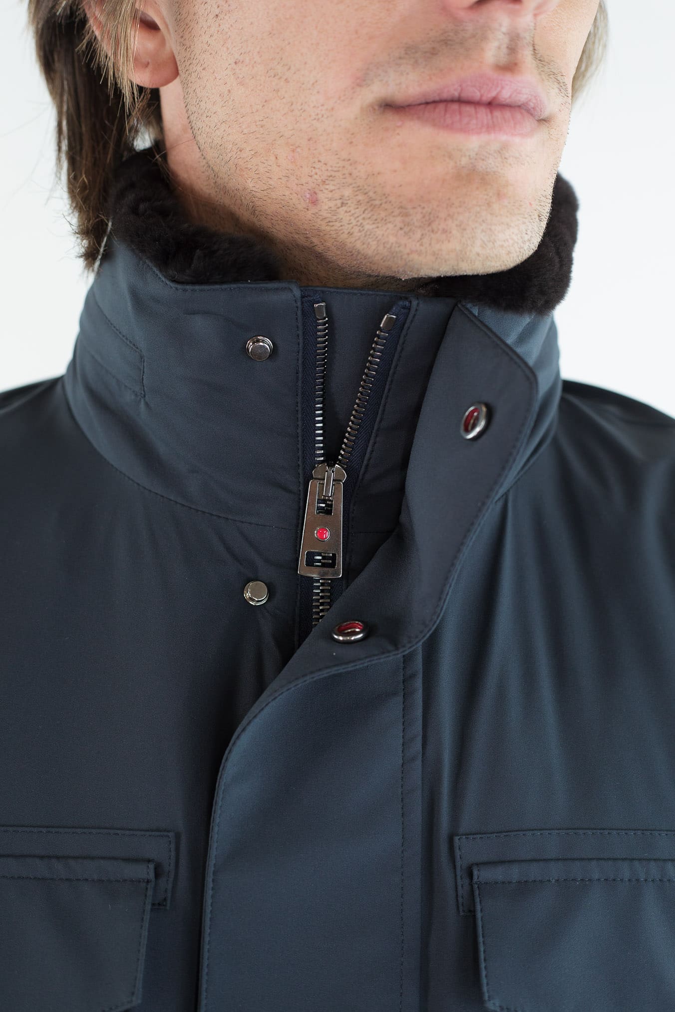 KIRED Field Jacket Blu Water Repellent