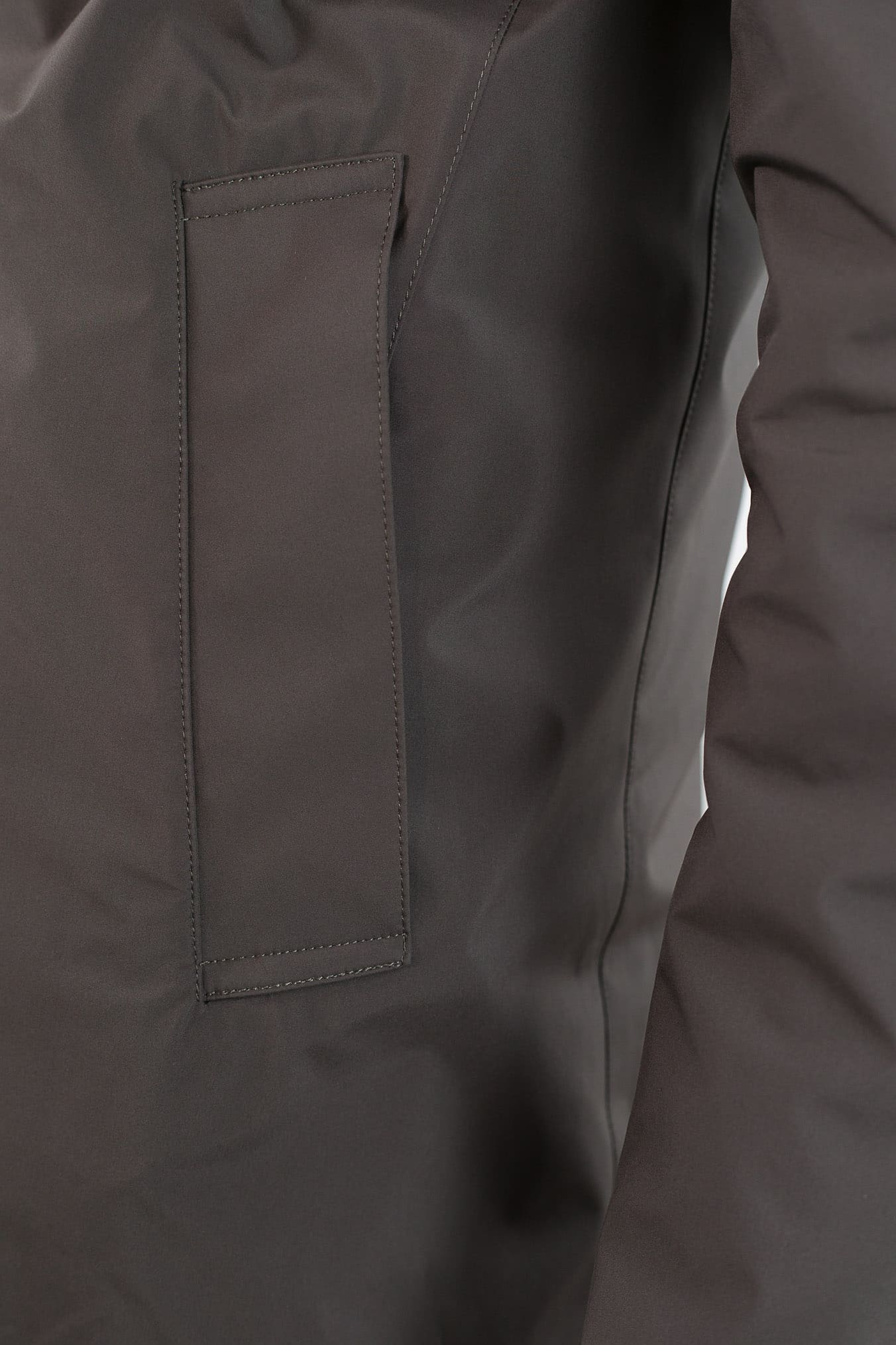 KIRED Cappotto Reversibile Cashmere Nylon Blu/Tortora