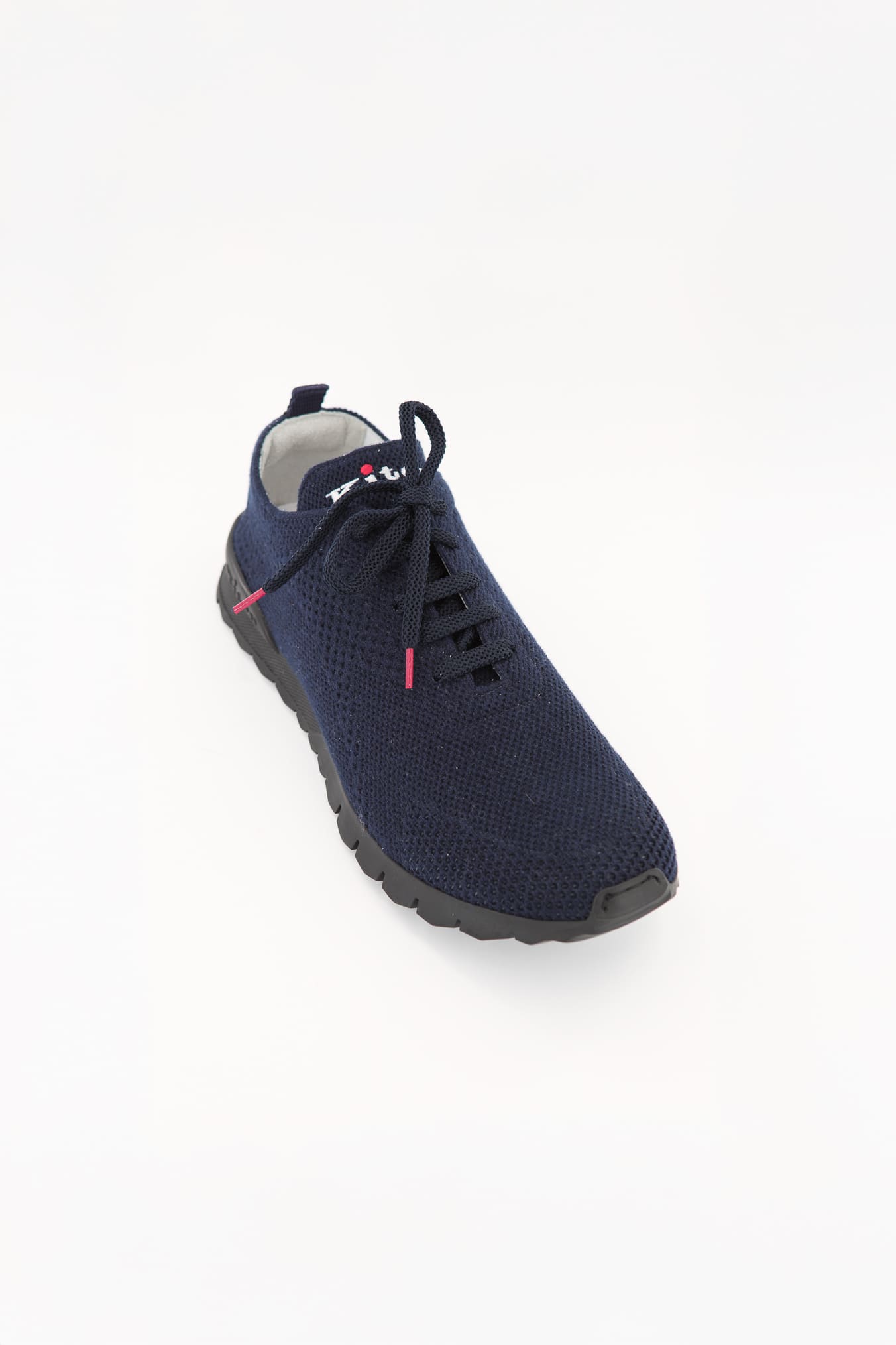 KITON Sneakers "Fit" in Maglia Cashmere Blu