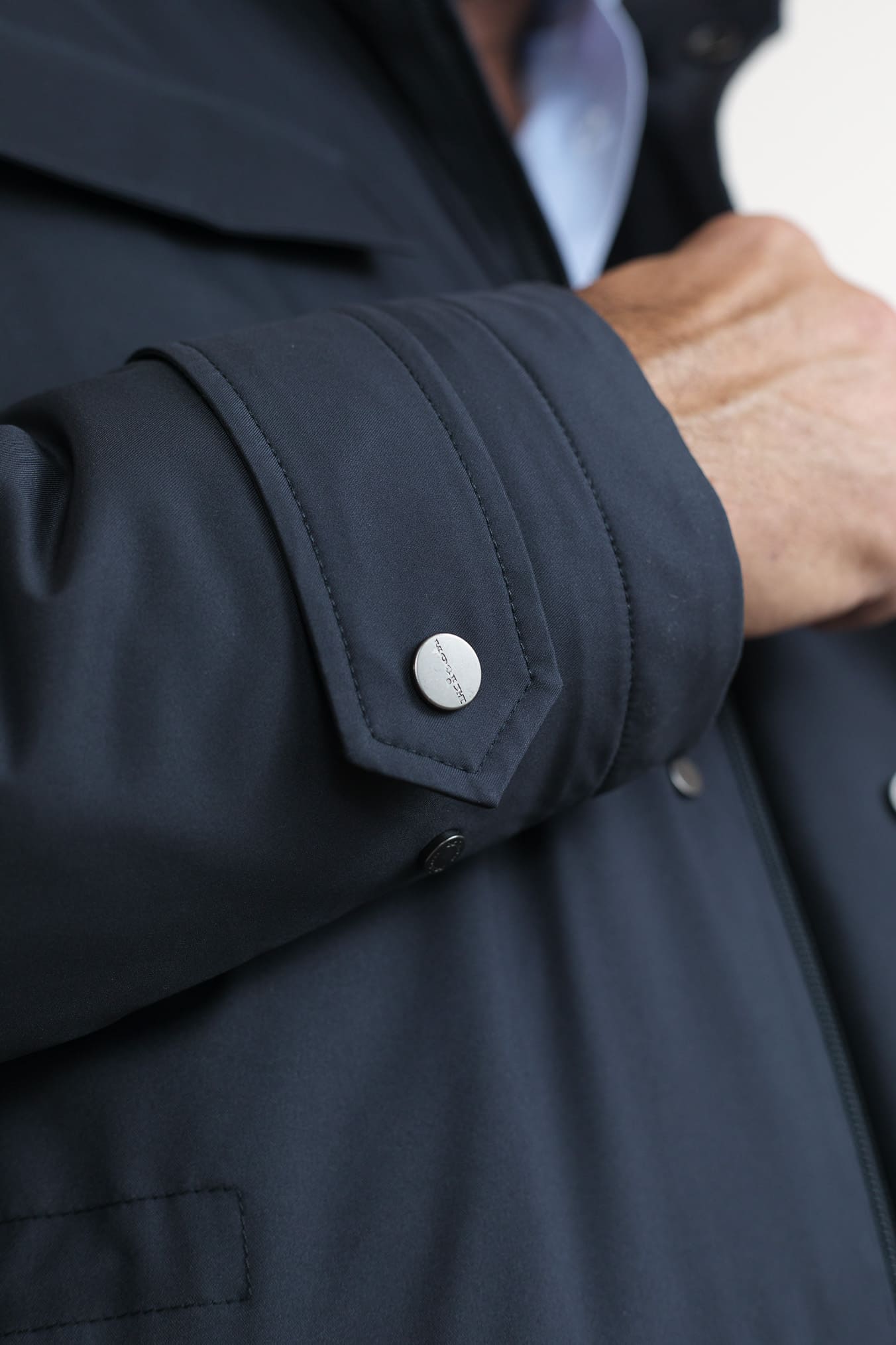 KITON Field Jacket Blue Superlight | Guarino Store