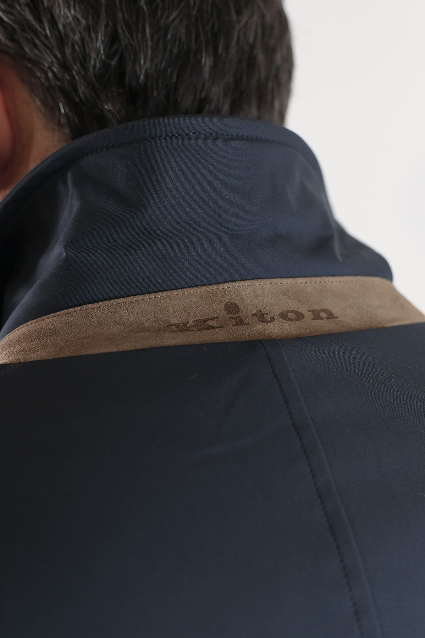 KITON Soprabito Impermeabile Blu