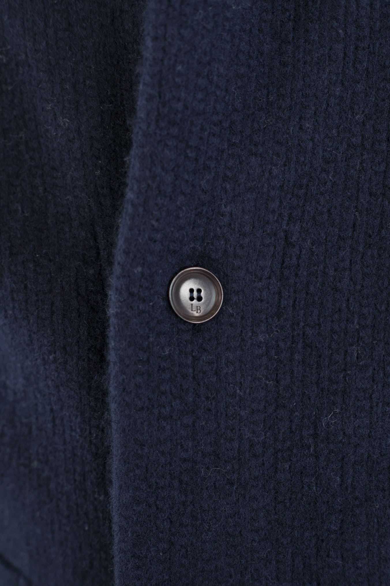 LUCIANO BARBERA Cardigan Lana Cashmere Blu Navy
