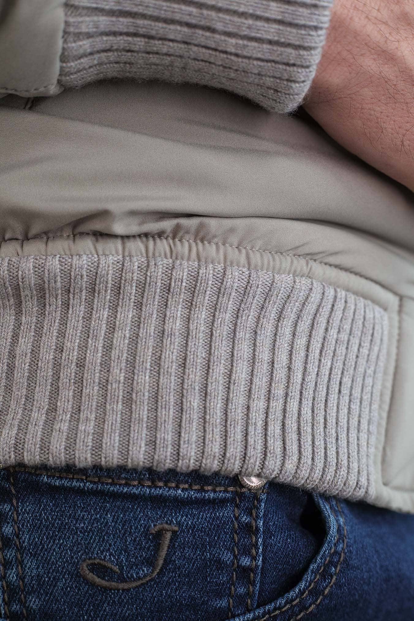 MANDELLI Giubbino Airstop Cashmere Loro Piana Beige