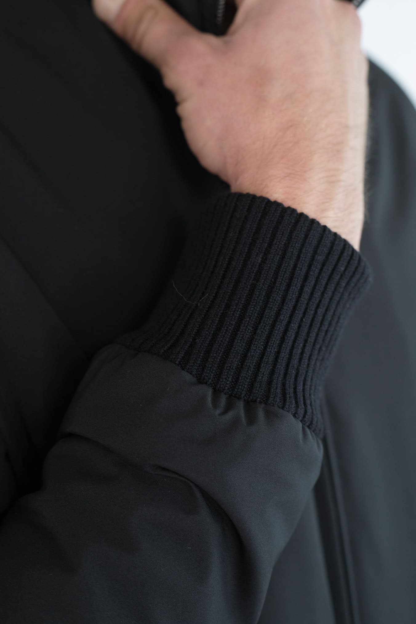 MANDELLI Giubbino Airstop Cashmere Loro Piana Nero