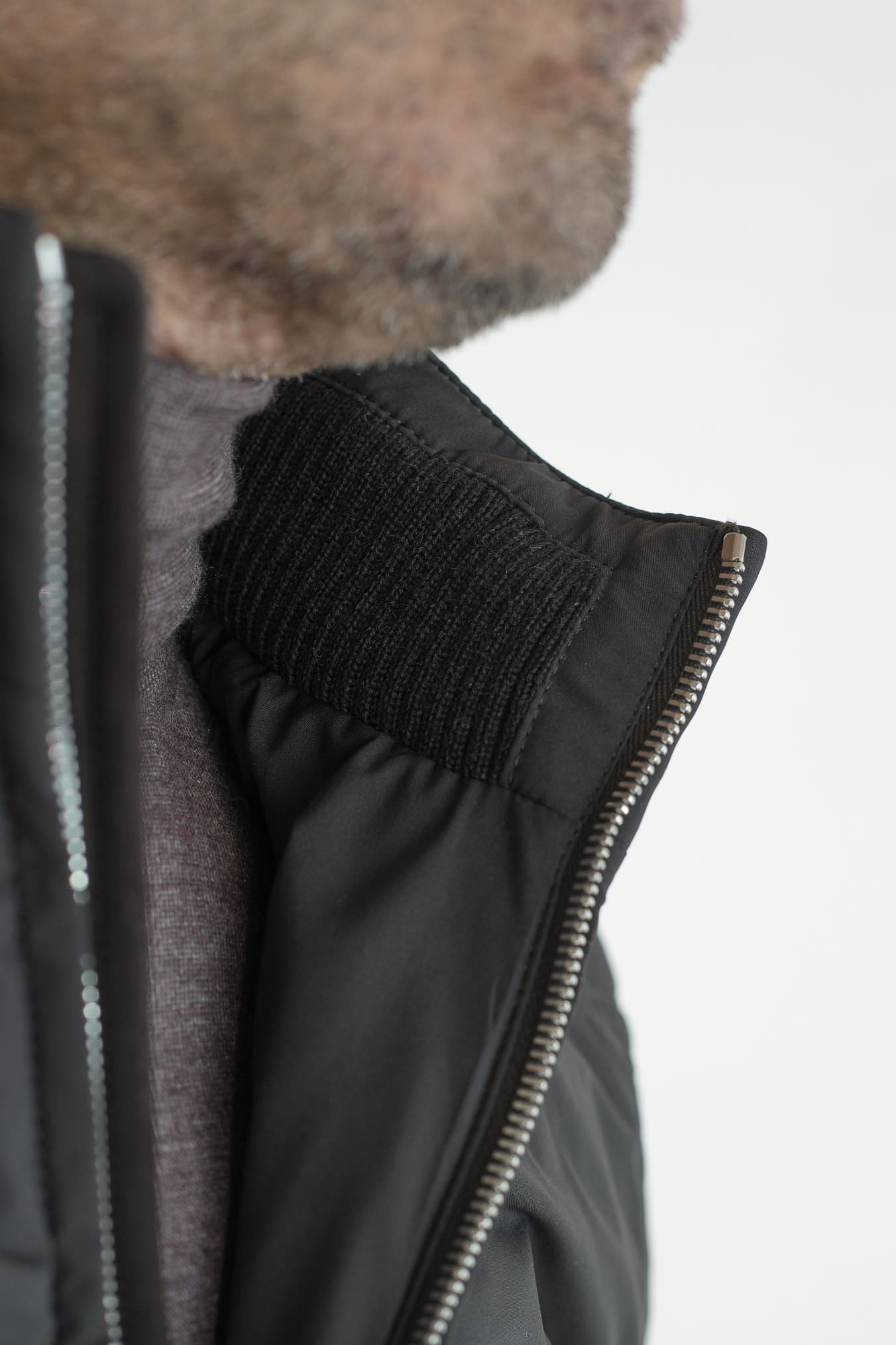 Piumino Corto Superlight Cappuccio Testa Moro