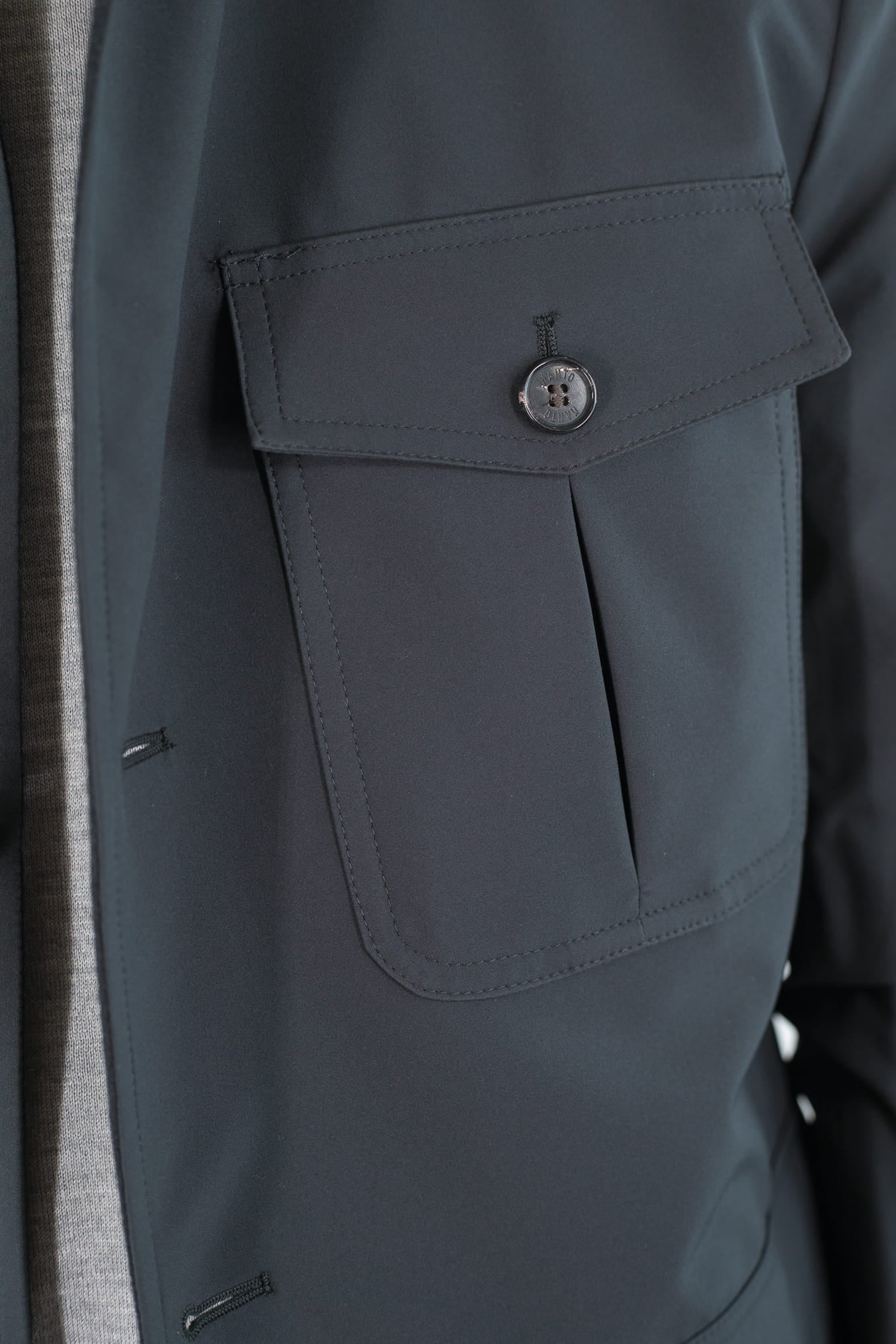 MANTO Blazer Cashmere Reversibile Field Jacket Nero