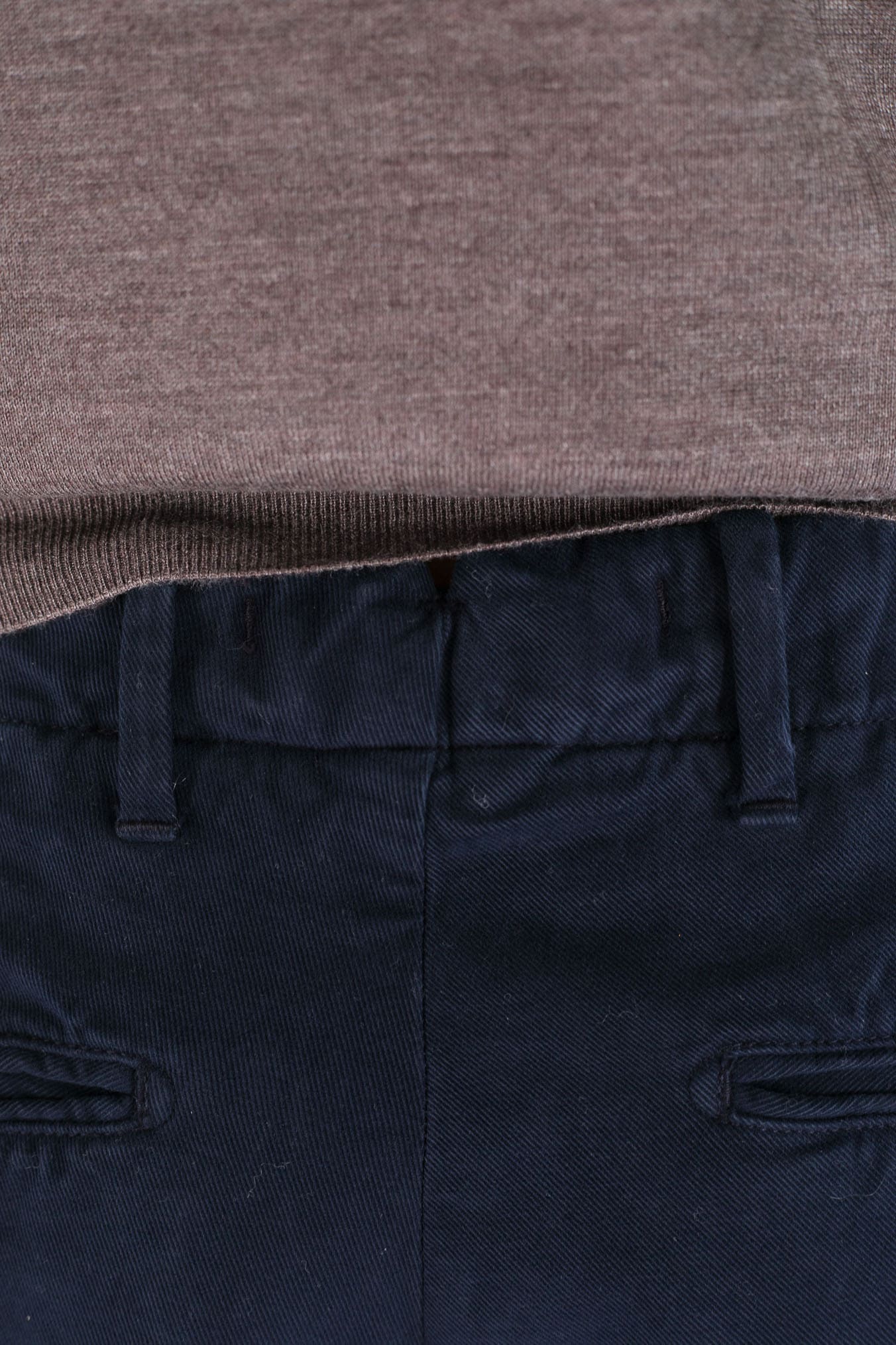 MYTHS Pantaloni Supersoft Cotone Cashmere Blu