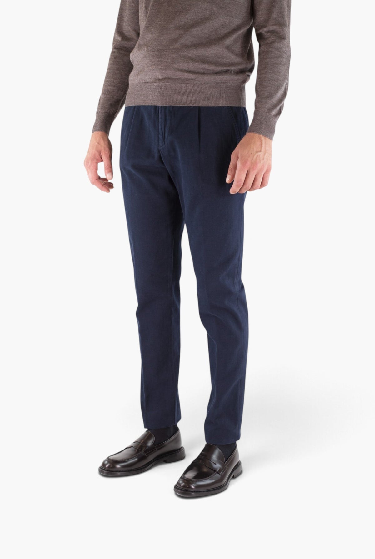 Pantaloni Supersoft Cotone Cashmere Blu MYTHS