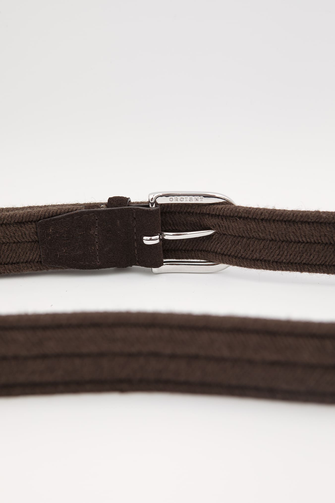 ORCIANI Cintura "Elast Wool" Testa Moro