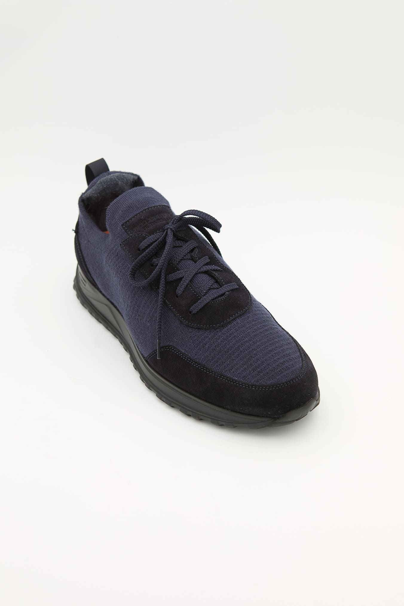 PELLETTIERI DI PARMA Sneaker Calzino Cashmere Lana Blu