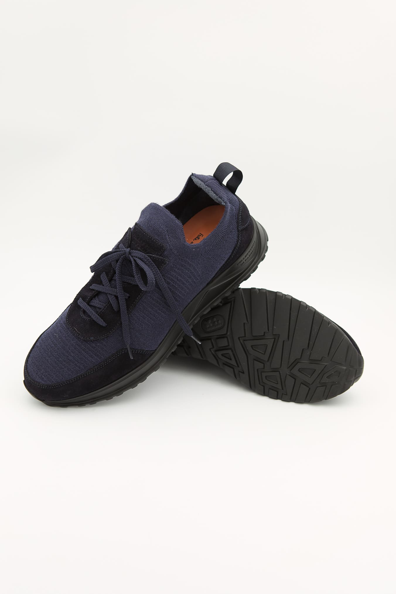 PELLETTIERI DI PARMA Sneaker Calzino Cashmere Lana Blu