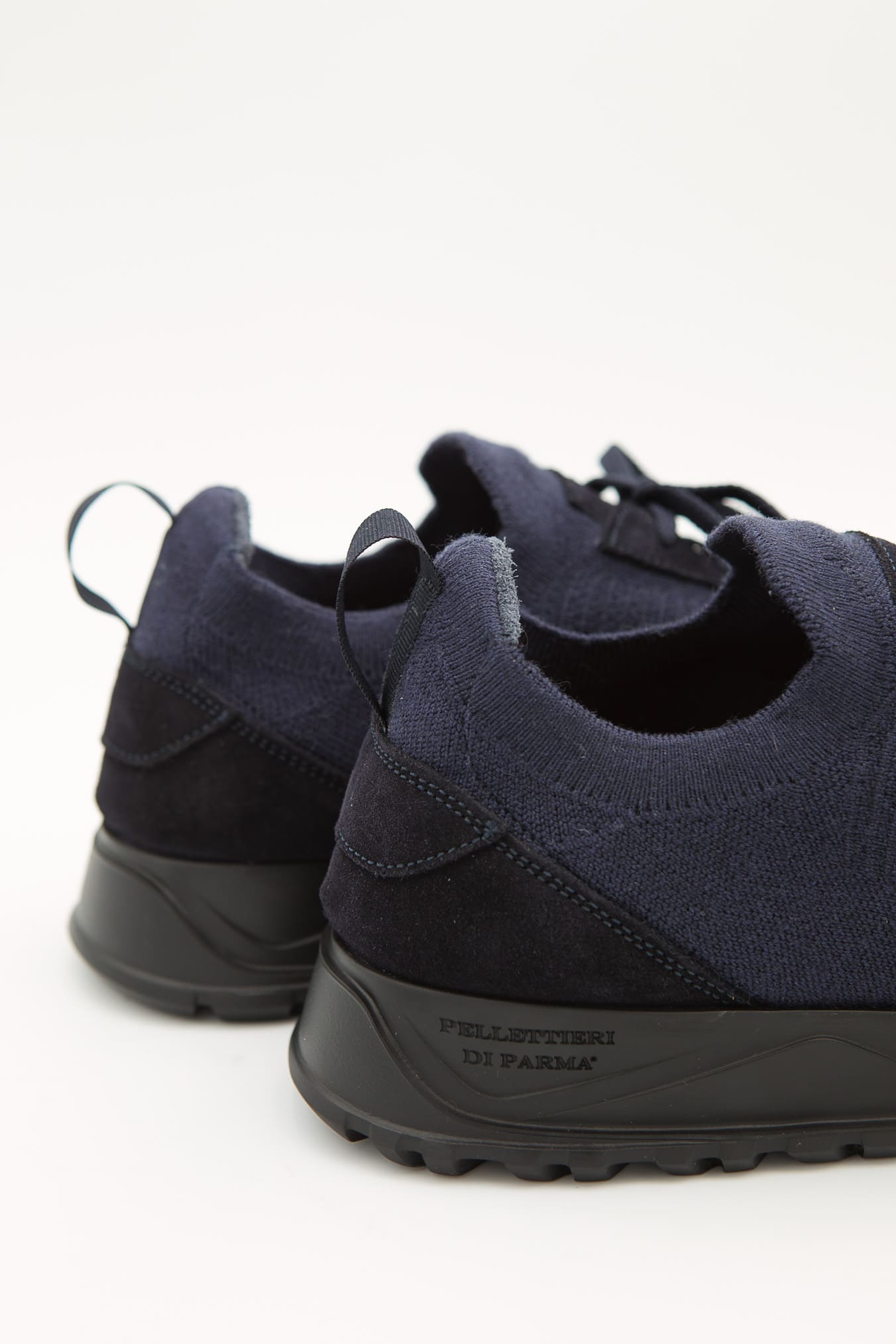 PELLETTIERI DI PARMA Sneaker Calzino Cashmere Lana Blu