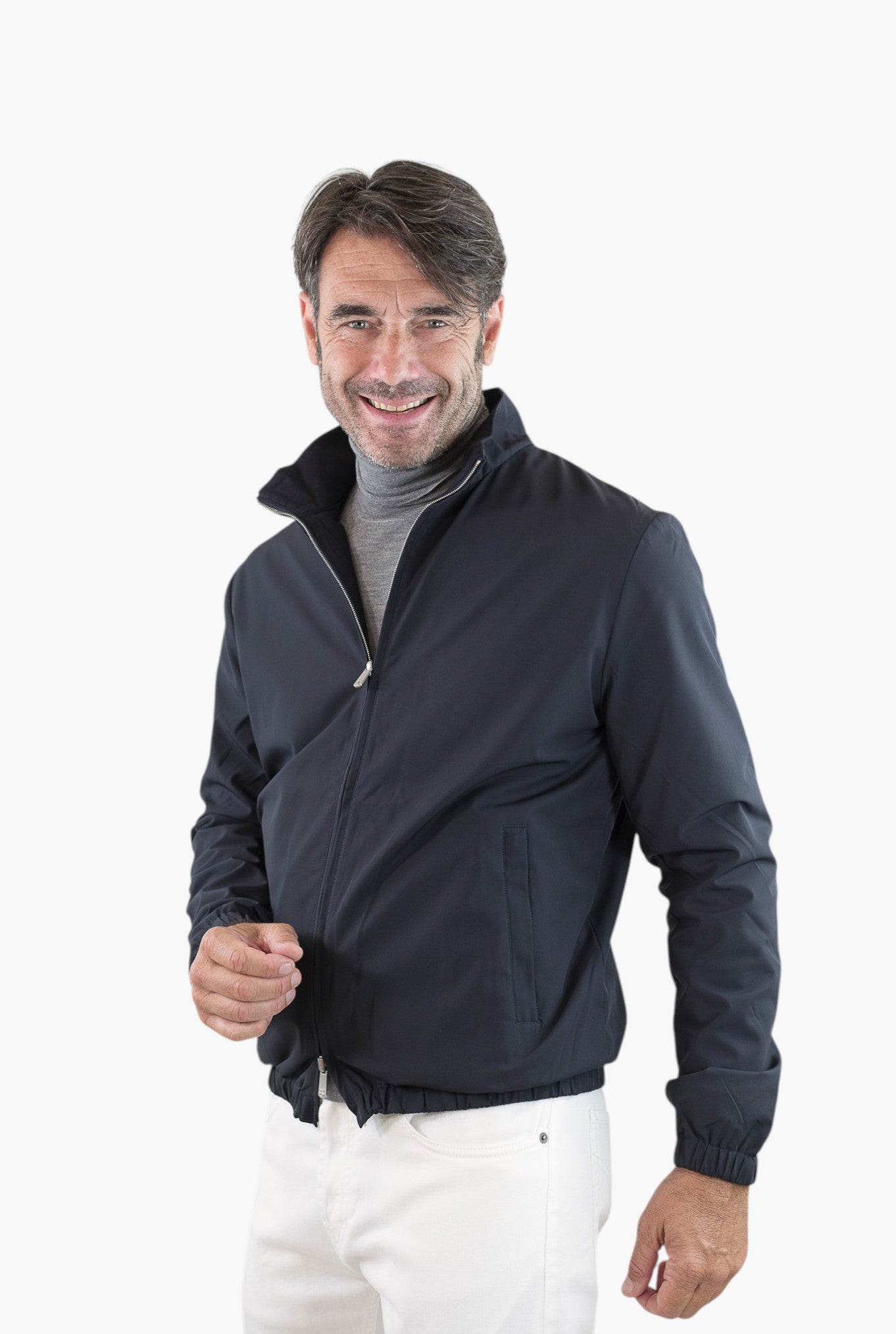 PESCAROLO Giubbino Forzad Reversibile Blu