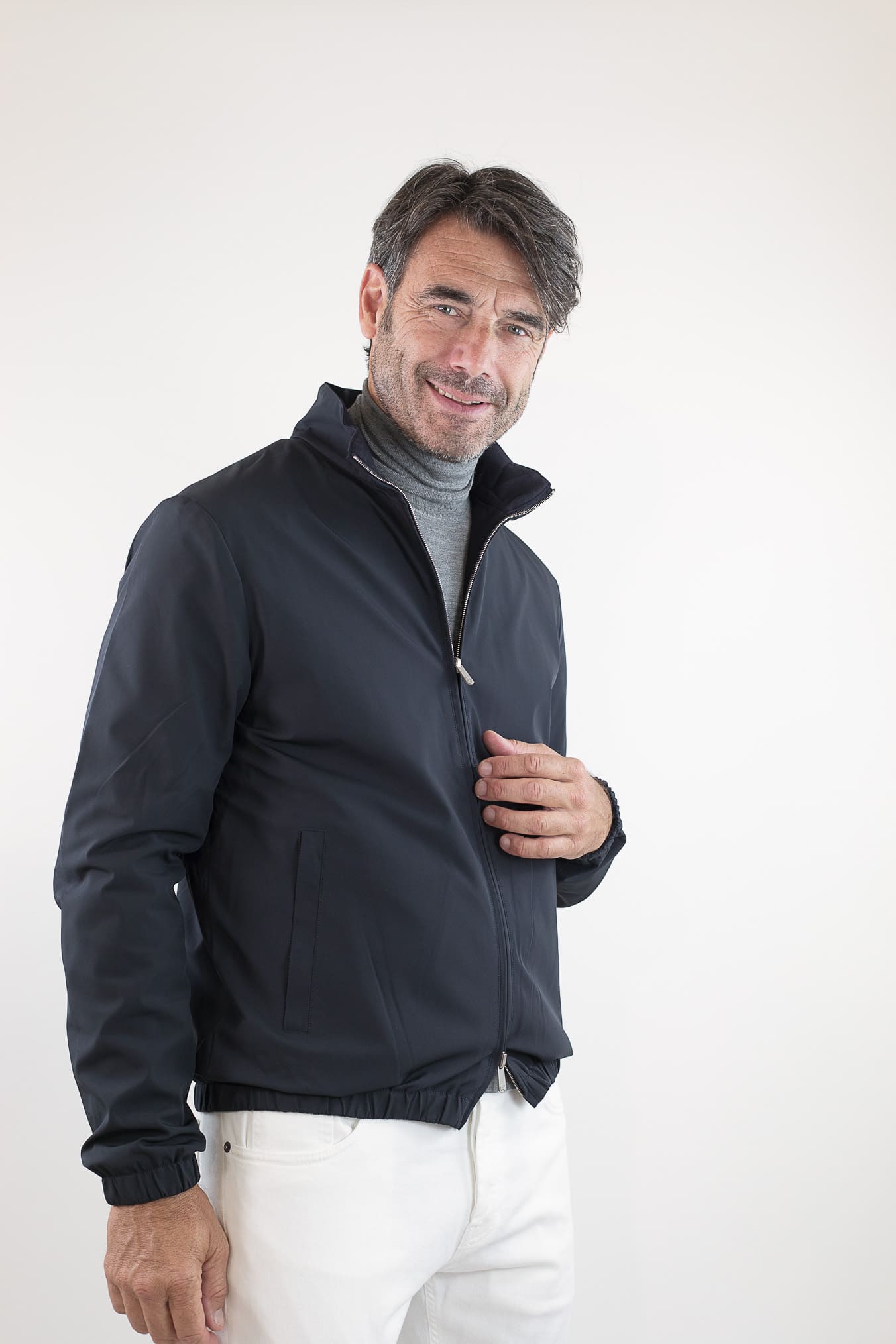 PESCAROLO Giubbino Forzad Reversibile Blu