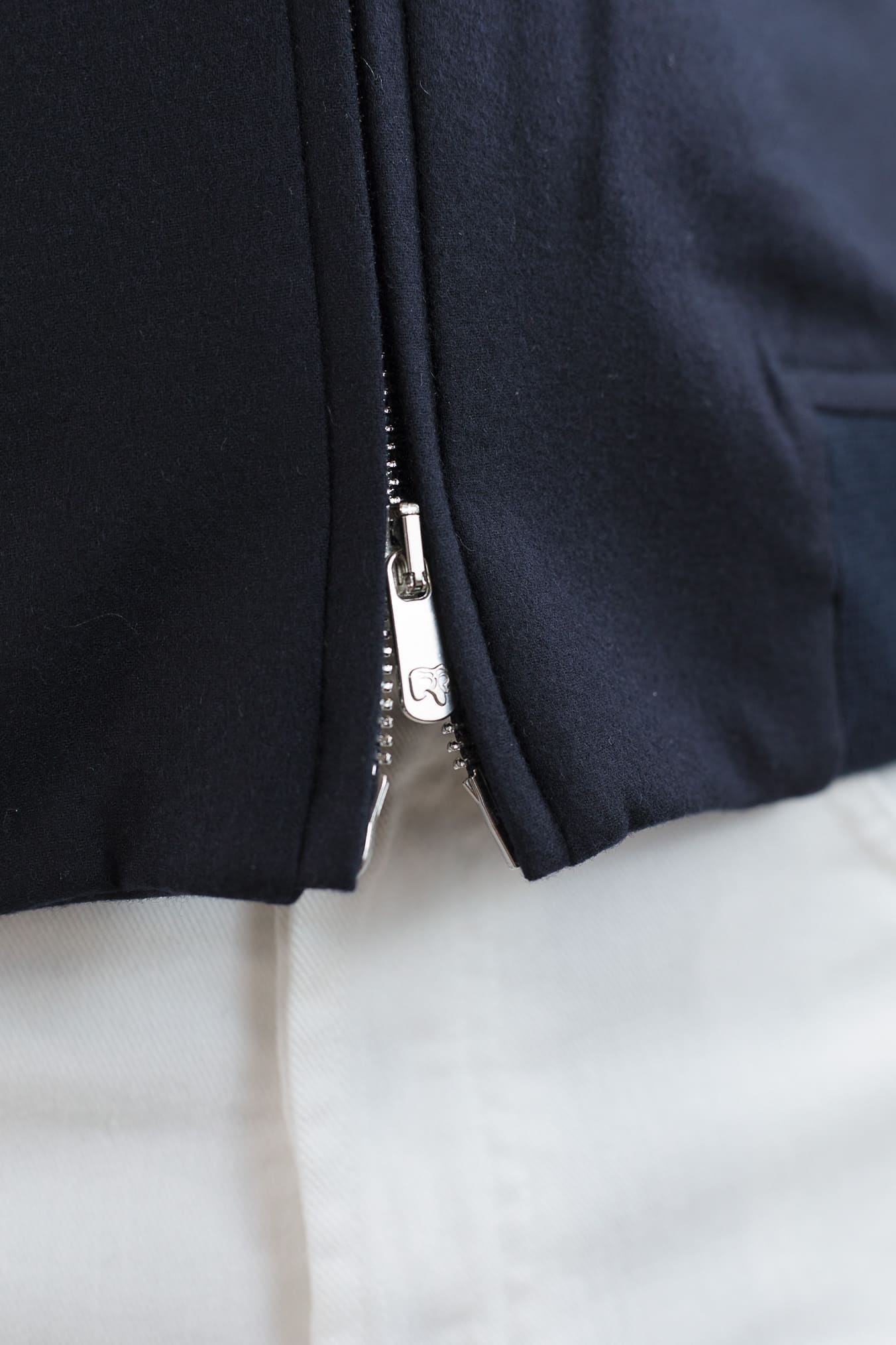 PESCAROLO Giubbino Icon Jersey Cashmere Blu