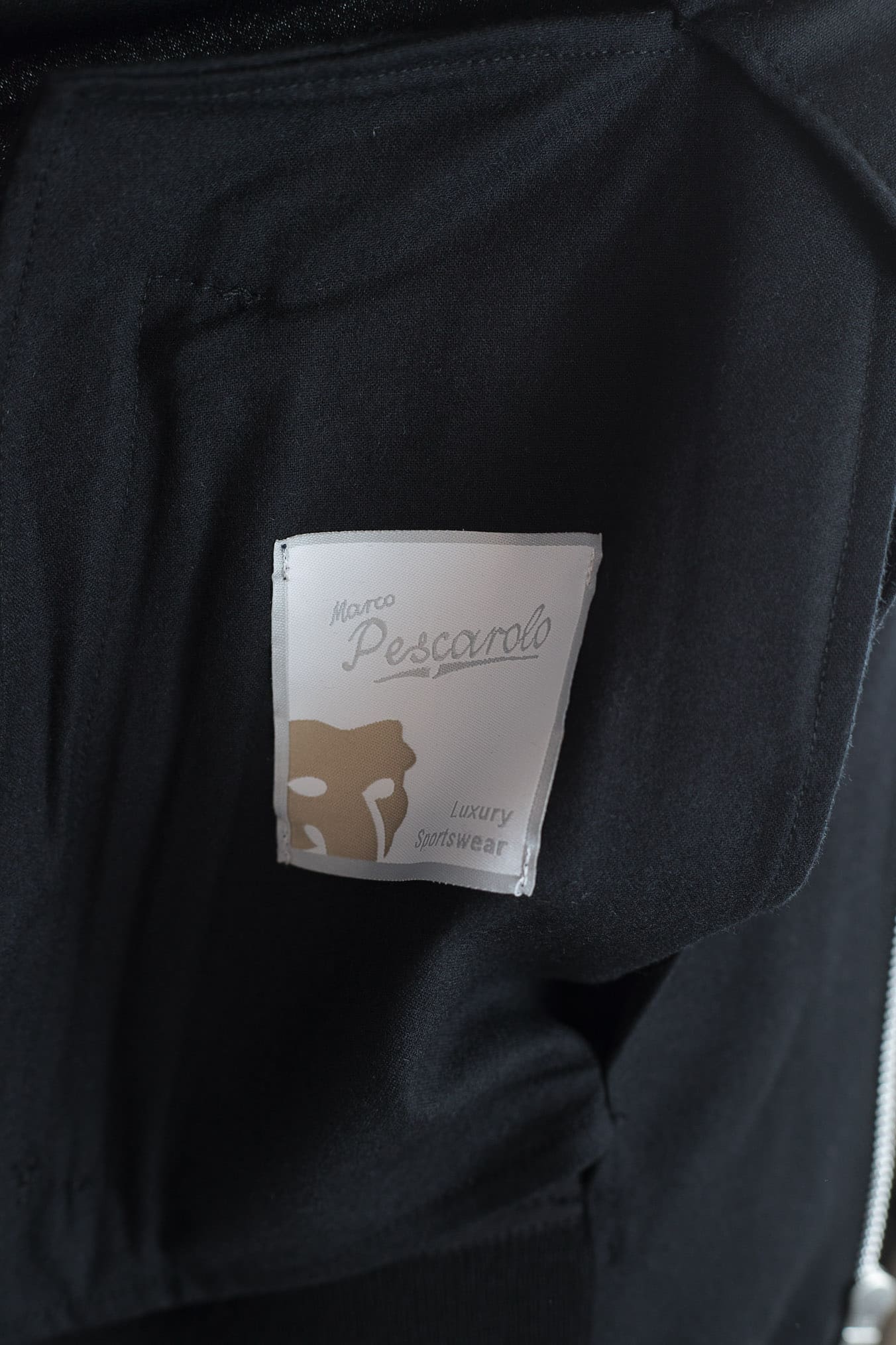 PESCAROLO Giubbino Icon Jersey Cashmere Nero