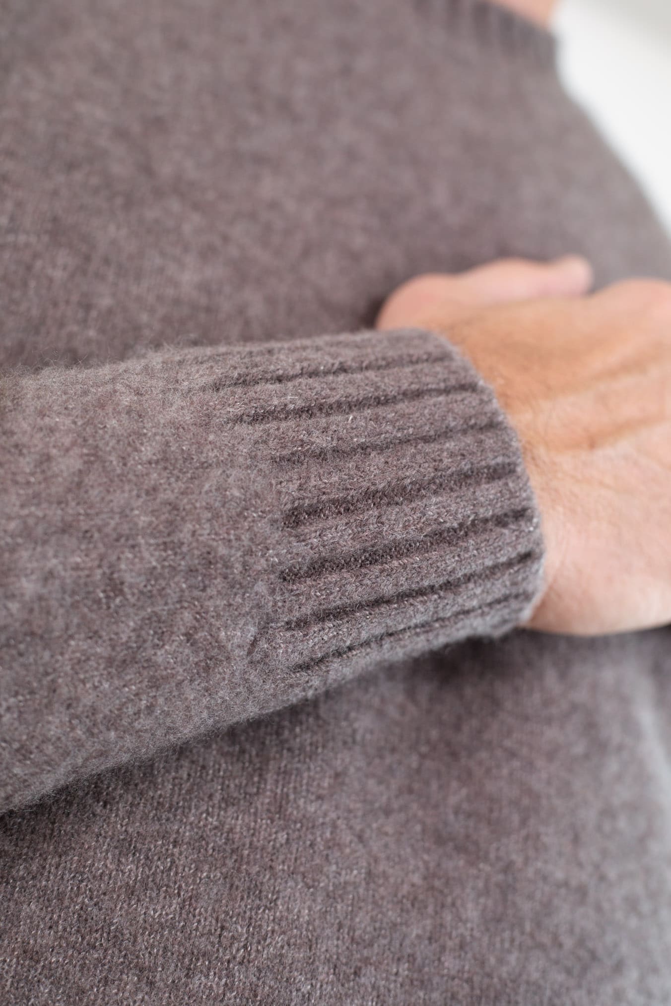 PIACENZA CASHMERE Girocollo Cashmere e Seta Tortora