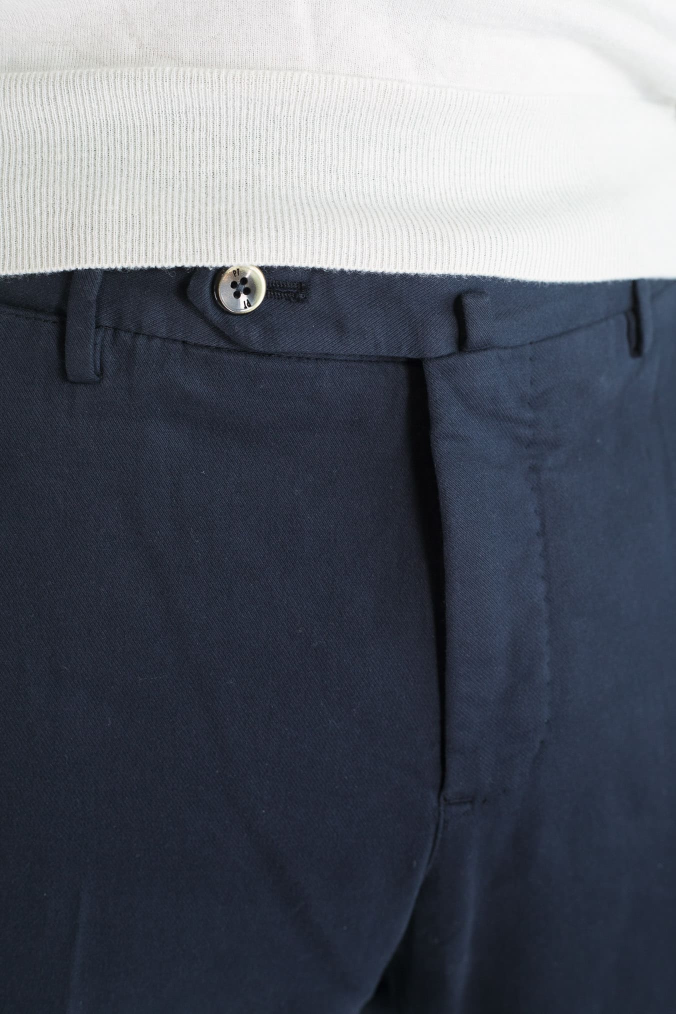 PT Pantaloni Cotone Cashmere Blu Navy