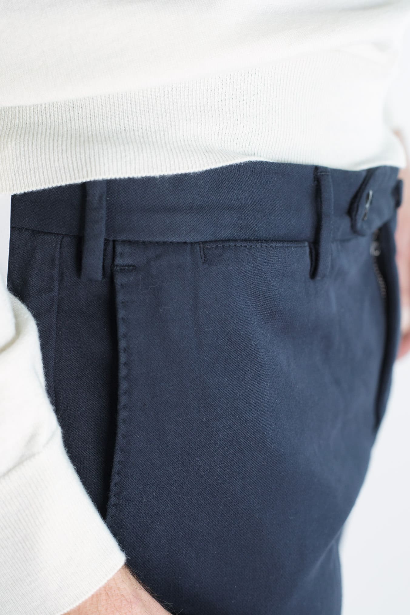 PT Pantaloni Cotone Cashmere Blu Navy