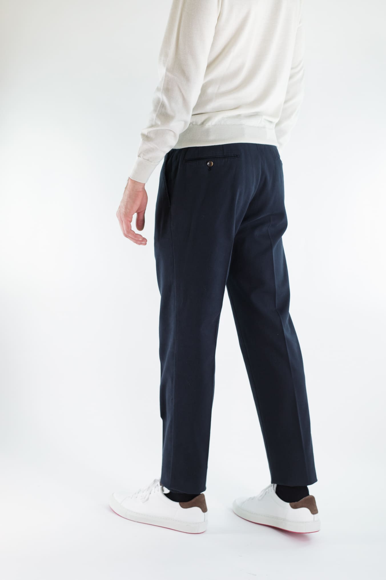 PT Pantaloni Cotone Cashmere Blu Navy
