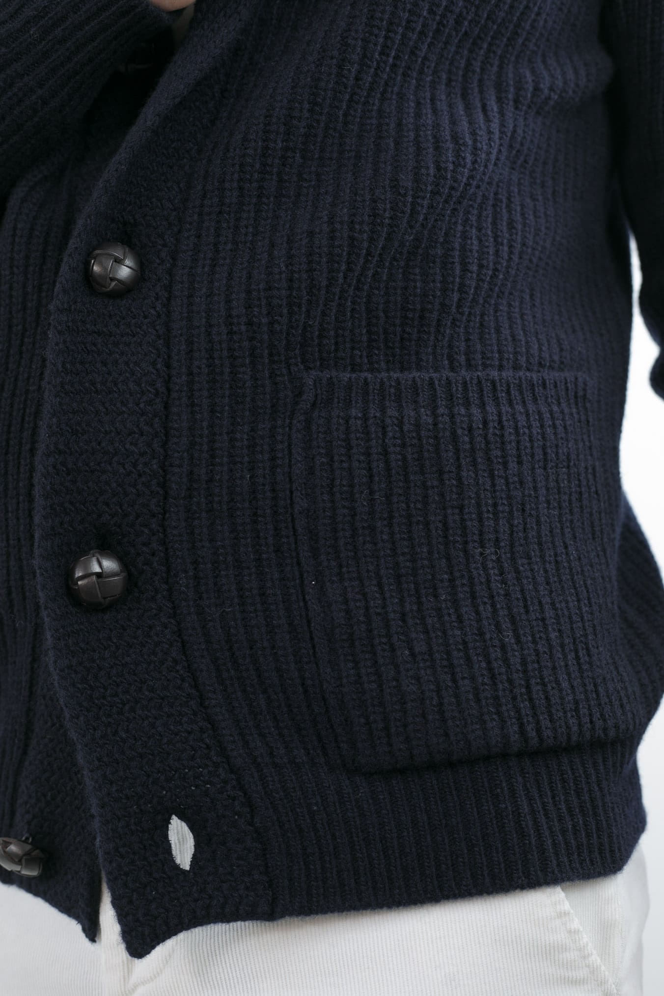 RAKKI' Cardigan mod.Renegade Steve McQueen '68 Blu Notte