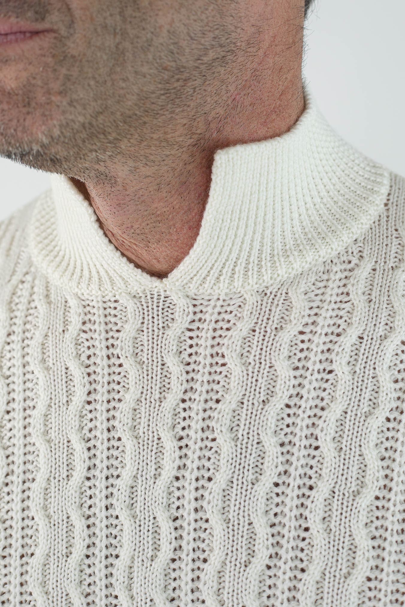 RAKKI' Maglia “The King of Rock” Bianco Lana