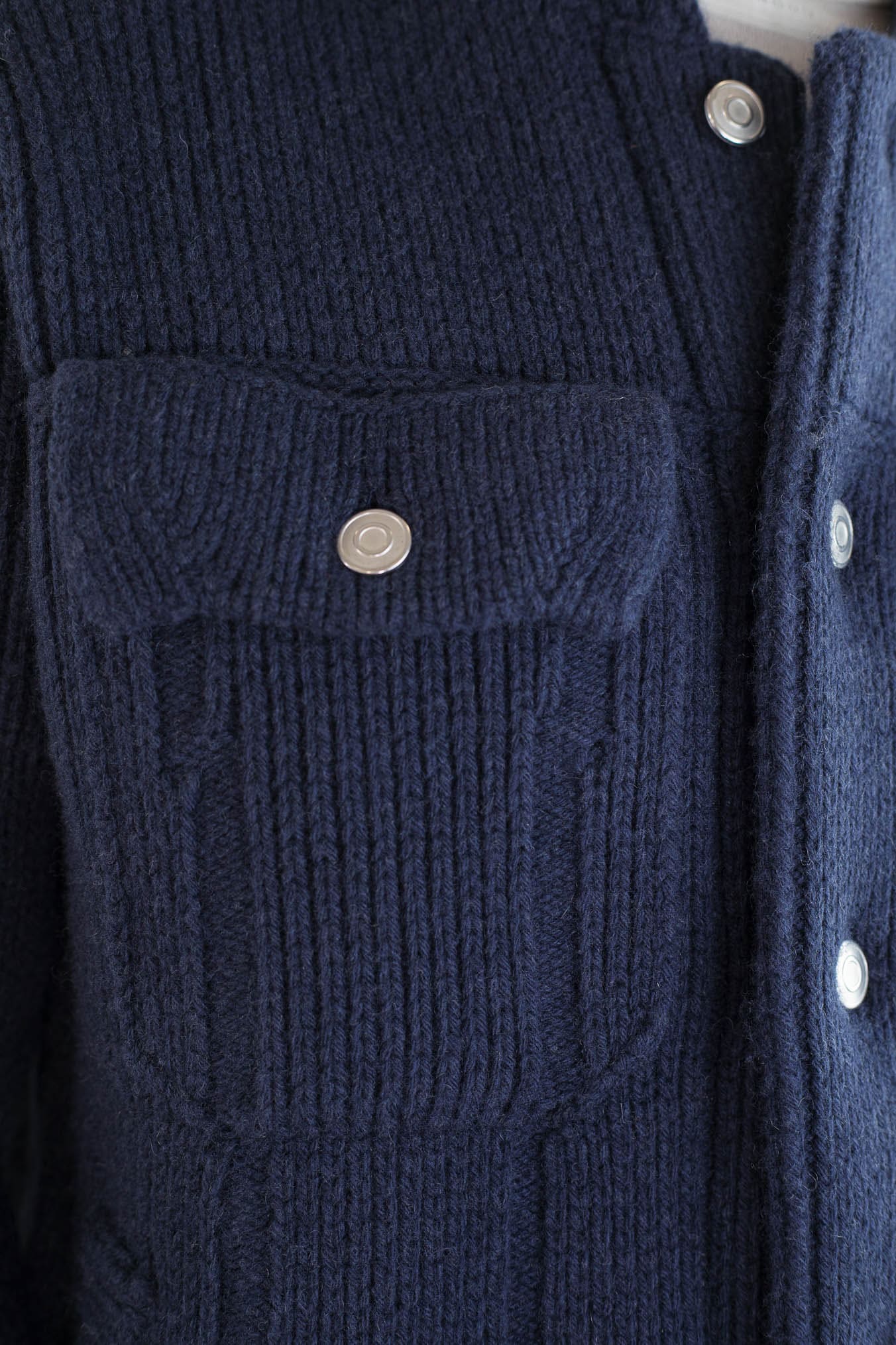 ROBERTO COLLINA Overshirt Lana Cashmere Blu