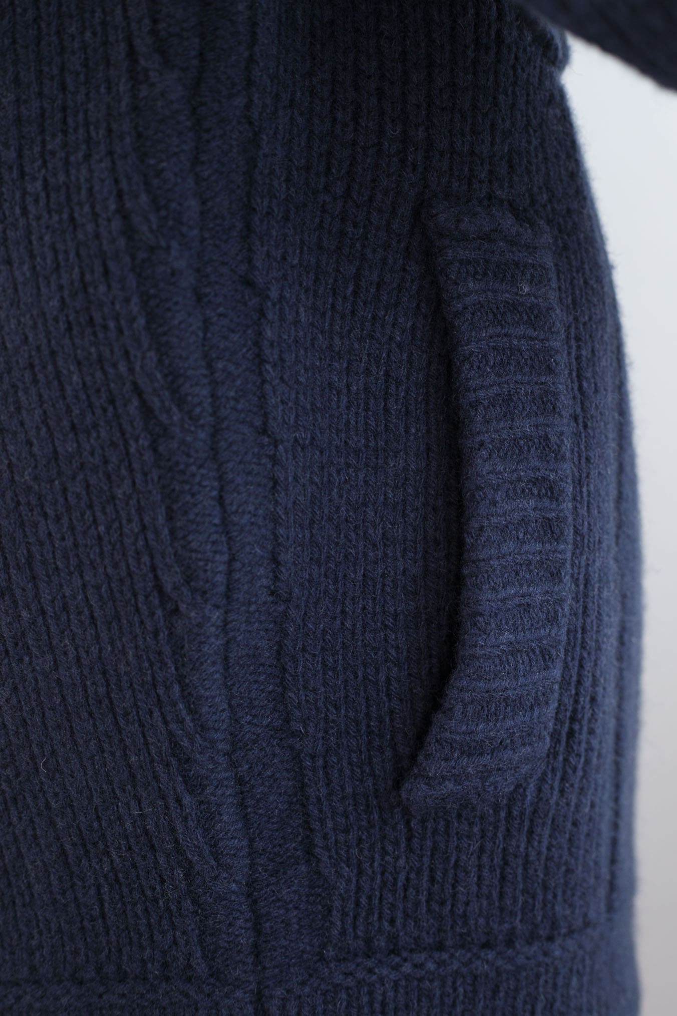 ROBERTO COLLINA Overshirt Lana Cashmere Blu