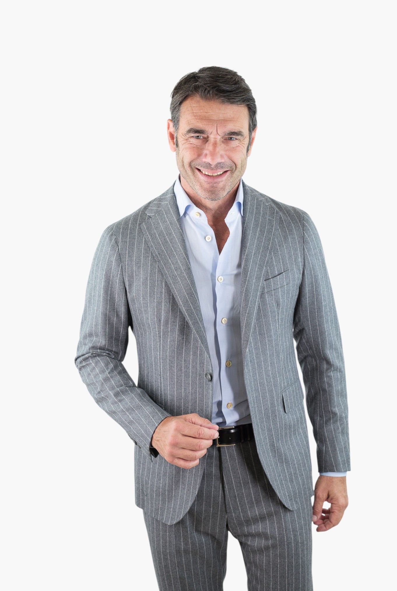 TAGLIATORE Abito Gessato Grigio Chiaro