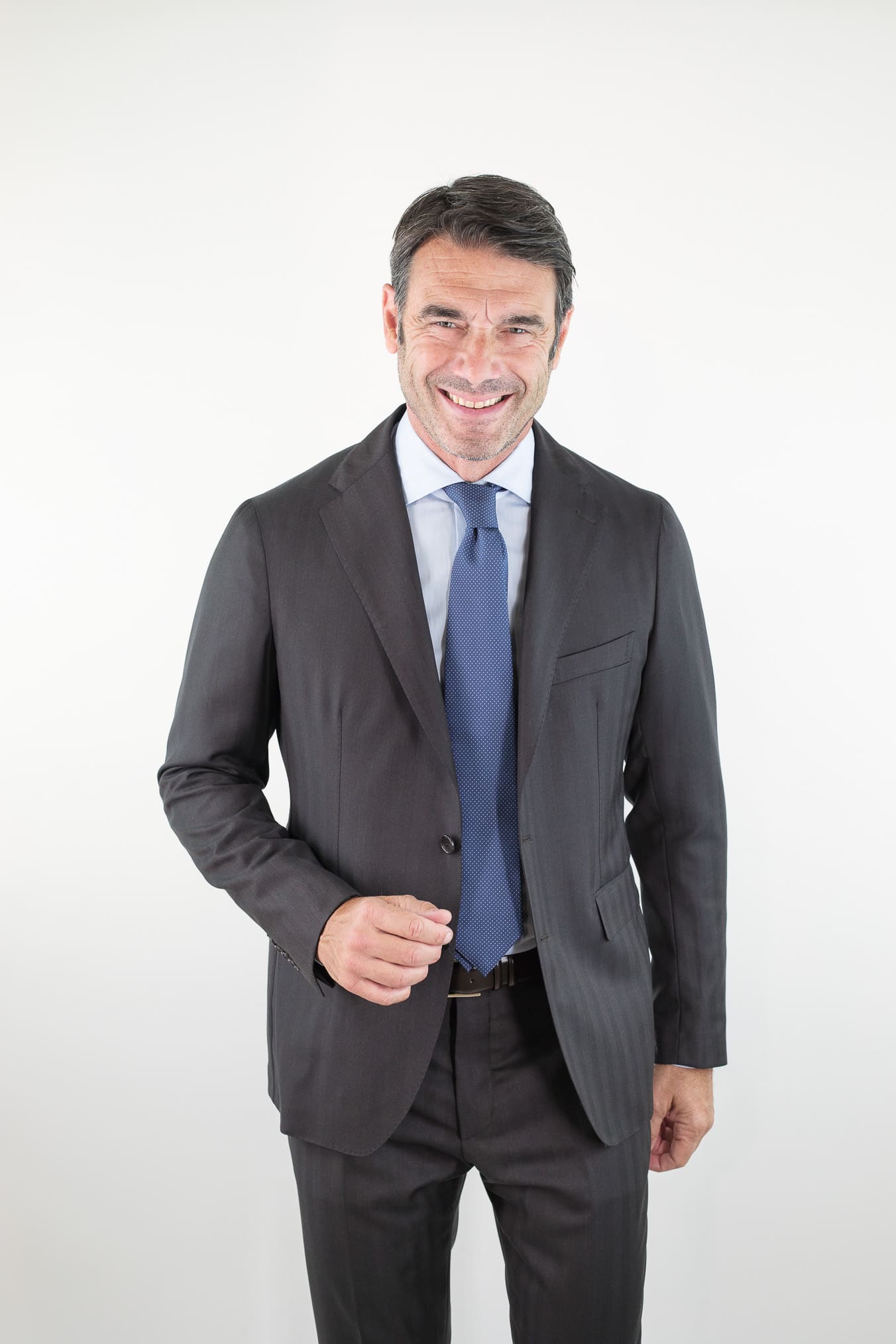 TAGLIATORE Abito Spigato Testa di Moro Tagliatore