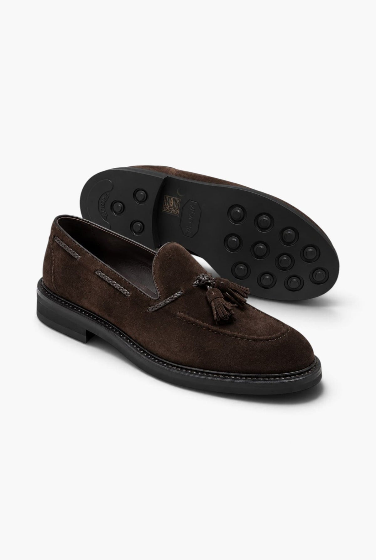 BARRETT Mocassini Suede Nappine Moro