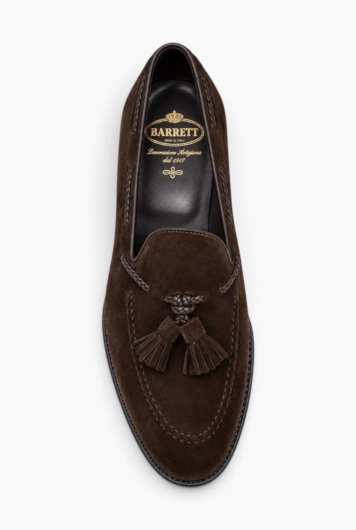 BARRETT Mocassini Suede Nappine Moro