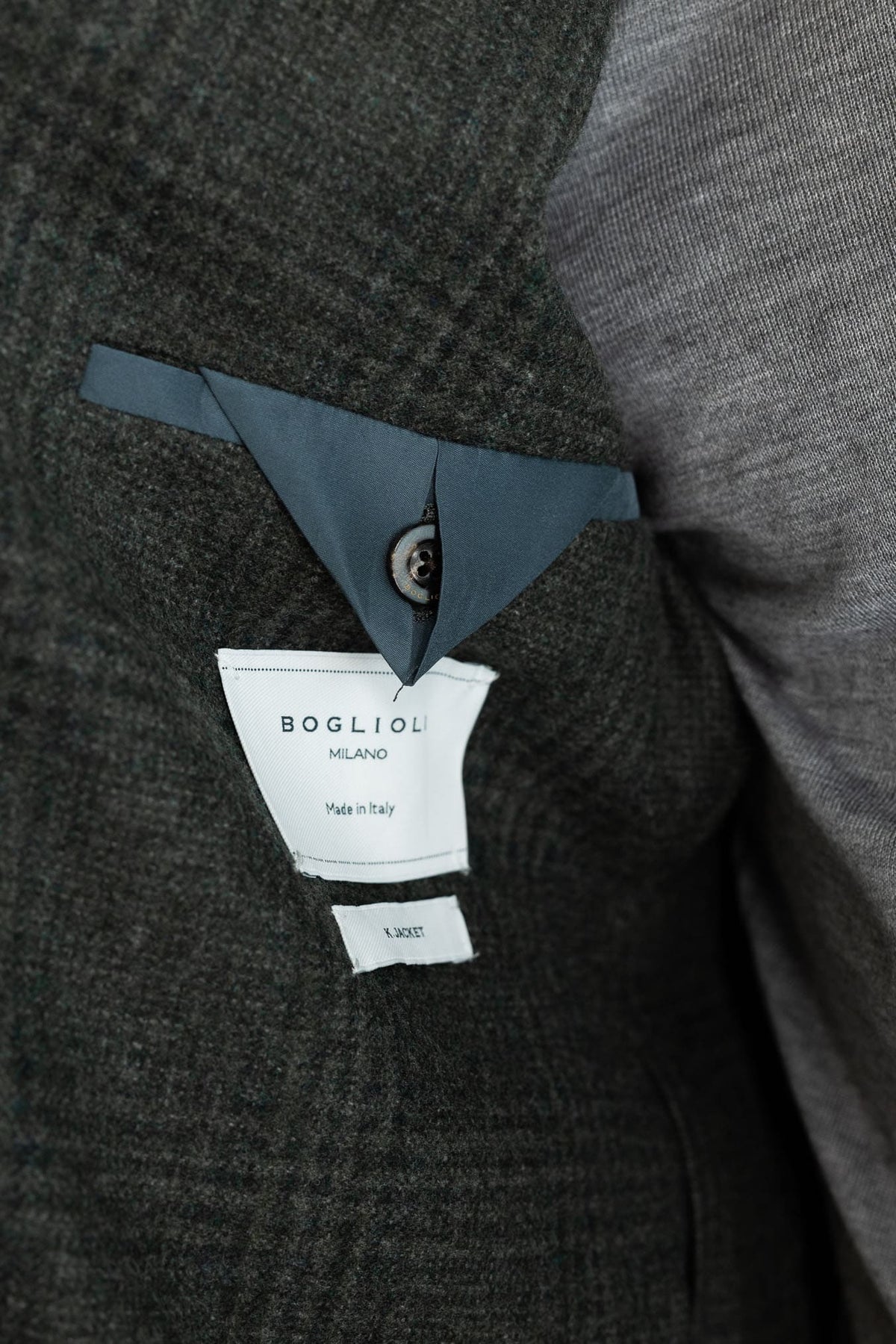 BOGLIOLI Giacca "K-Jacket" Principe di Galles Verde
