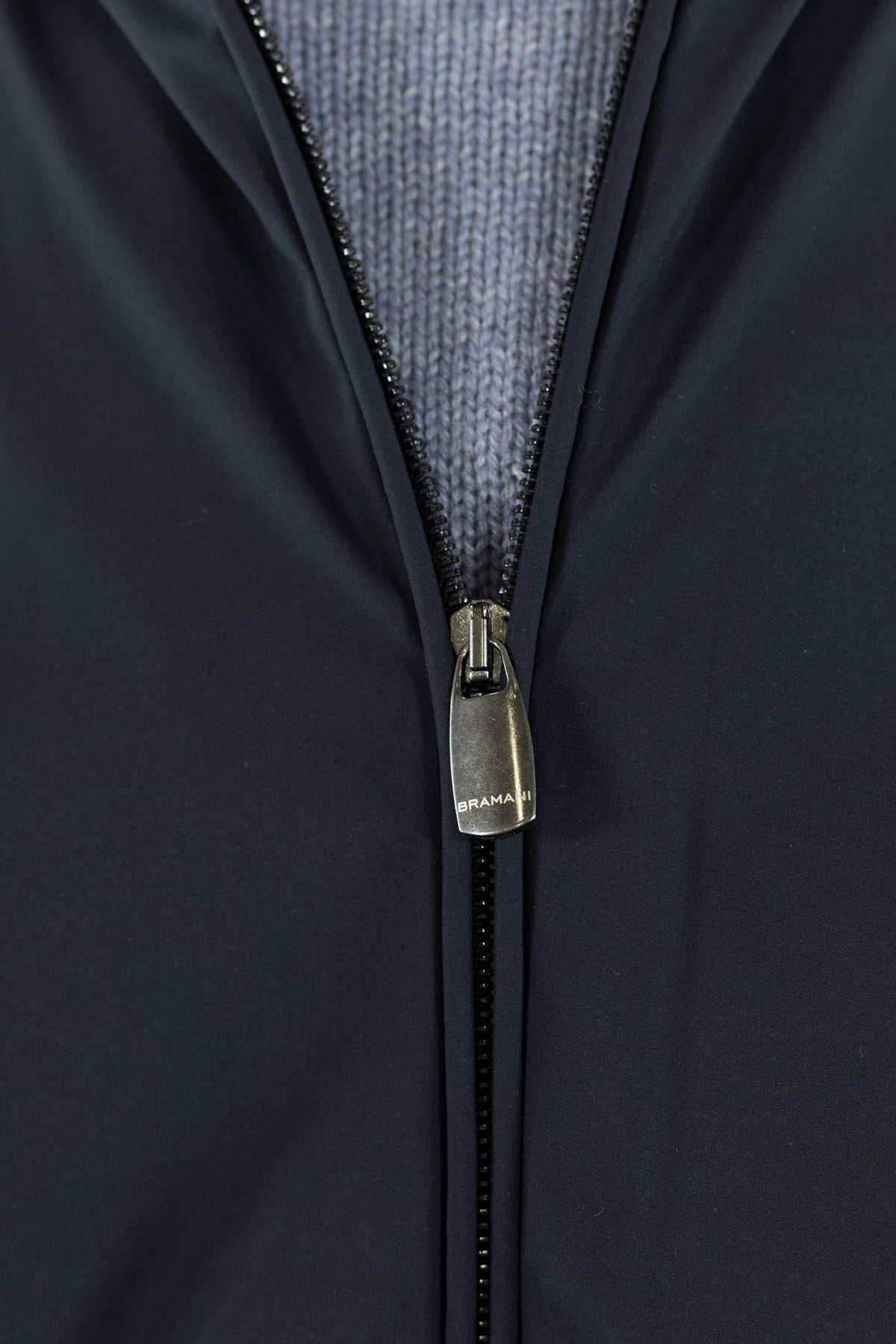 BRAMANI Gilet Light Microfibra Cashmere Blu