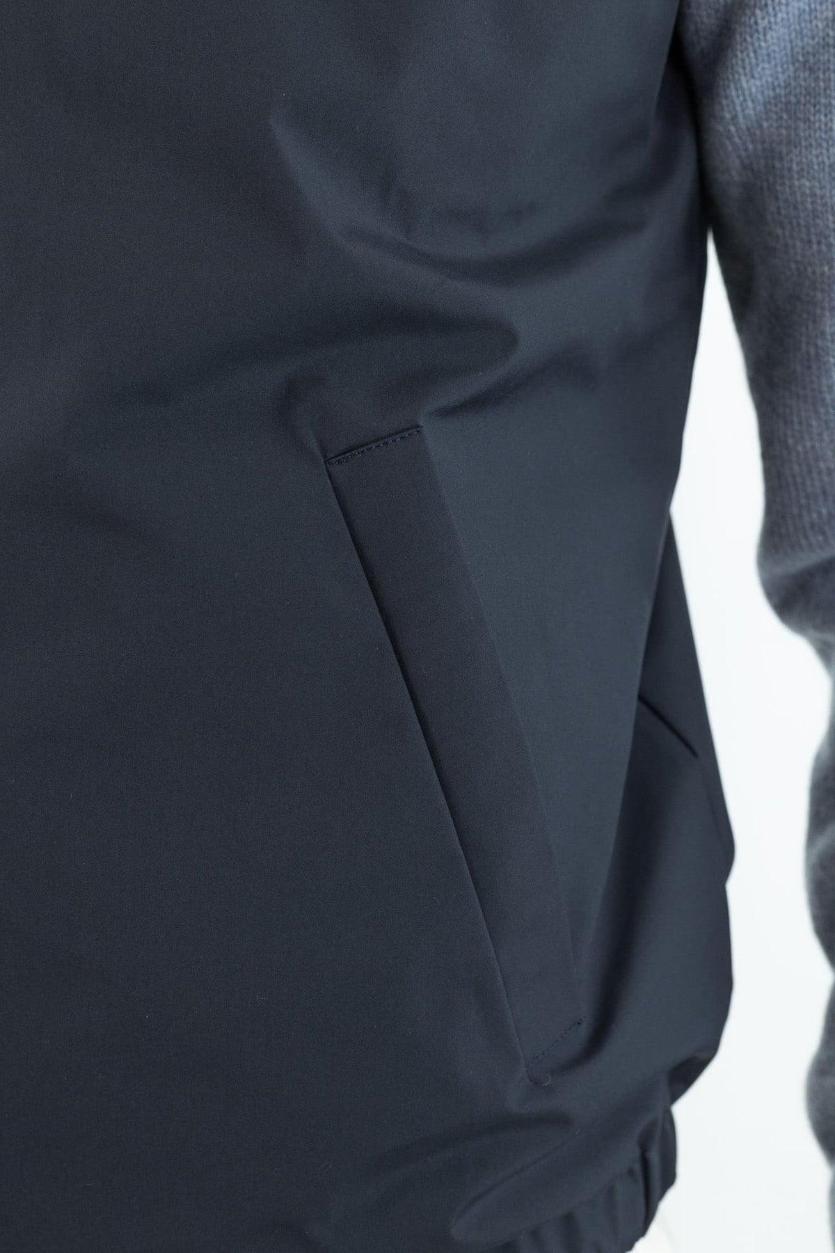 BRAMANI Gilet Light Microfibra Cashmere Blu