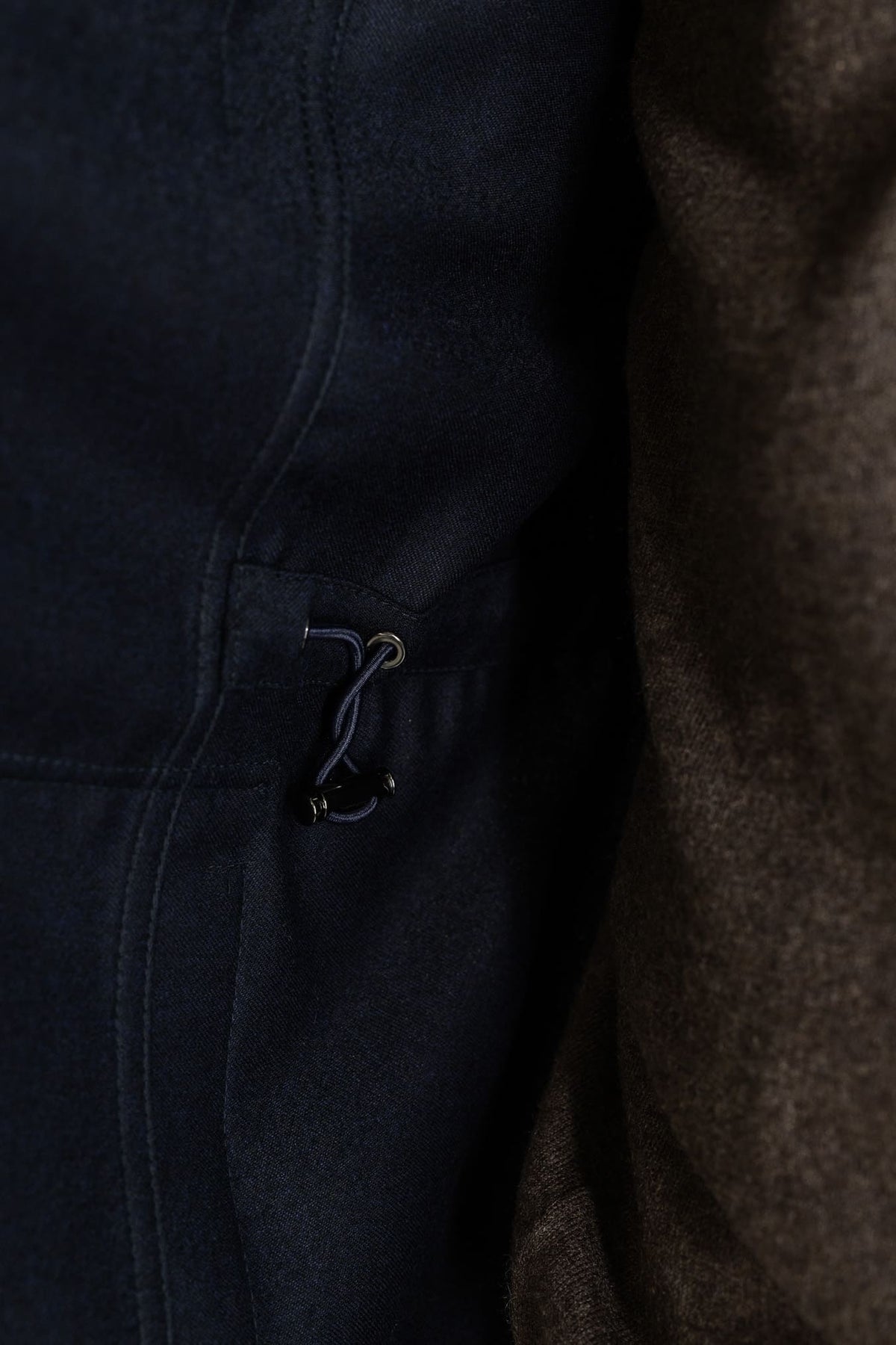 CANALI Field Jacket Impeccabile Lana Blu