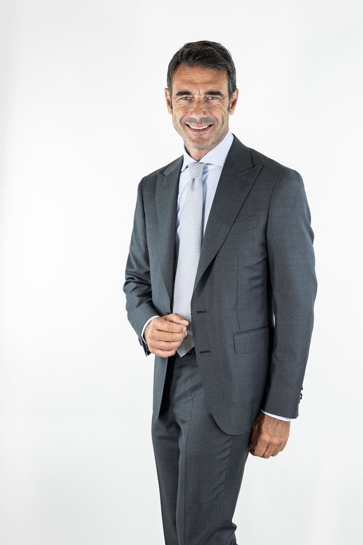 CANALI Abito Lana Super 130's Grigio