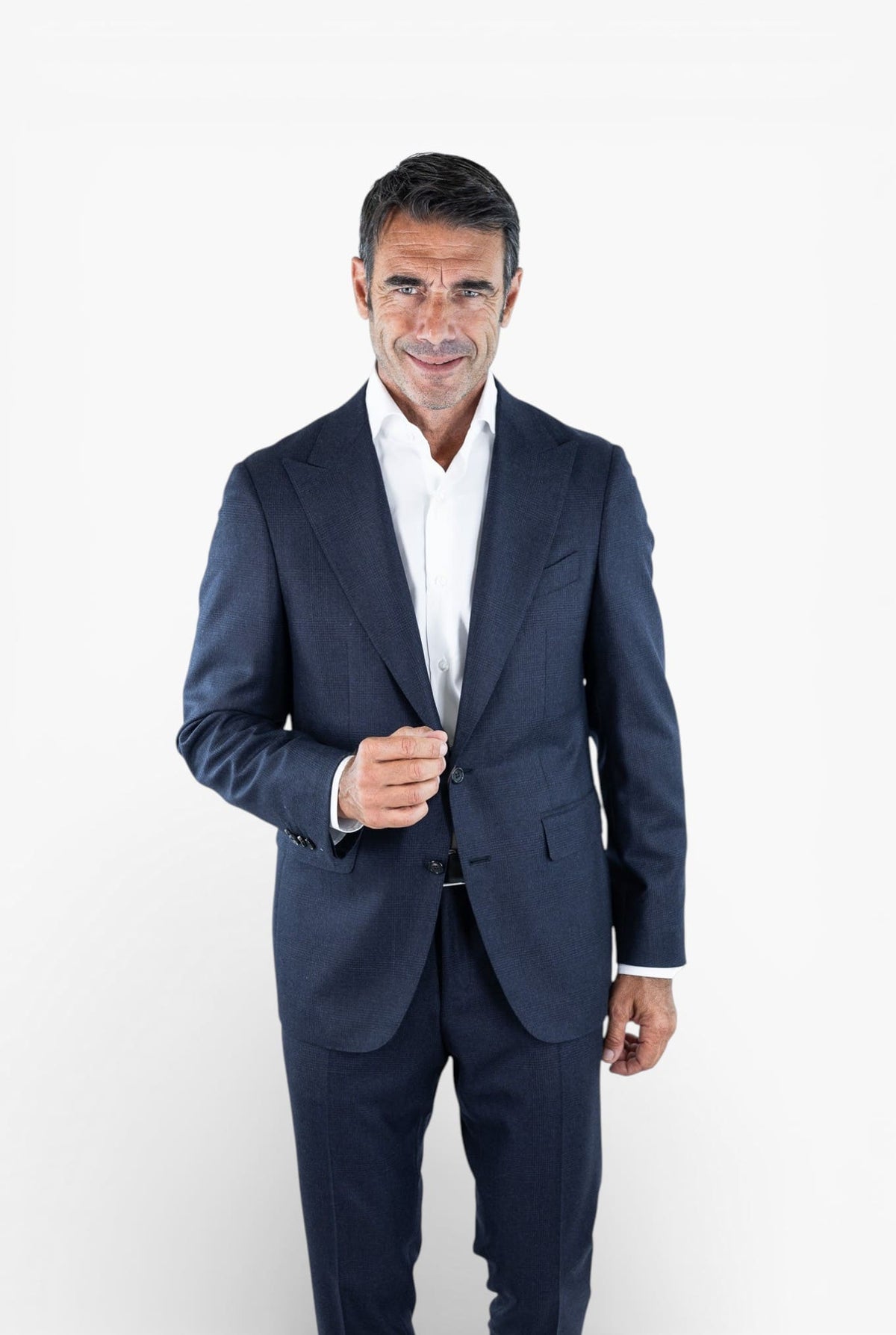 CANALI Abito Principe Galles Blu