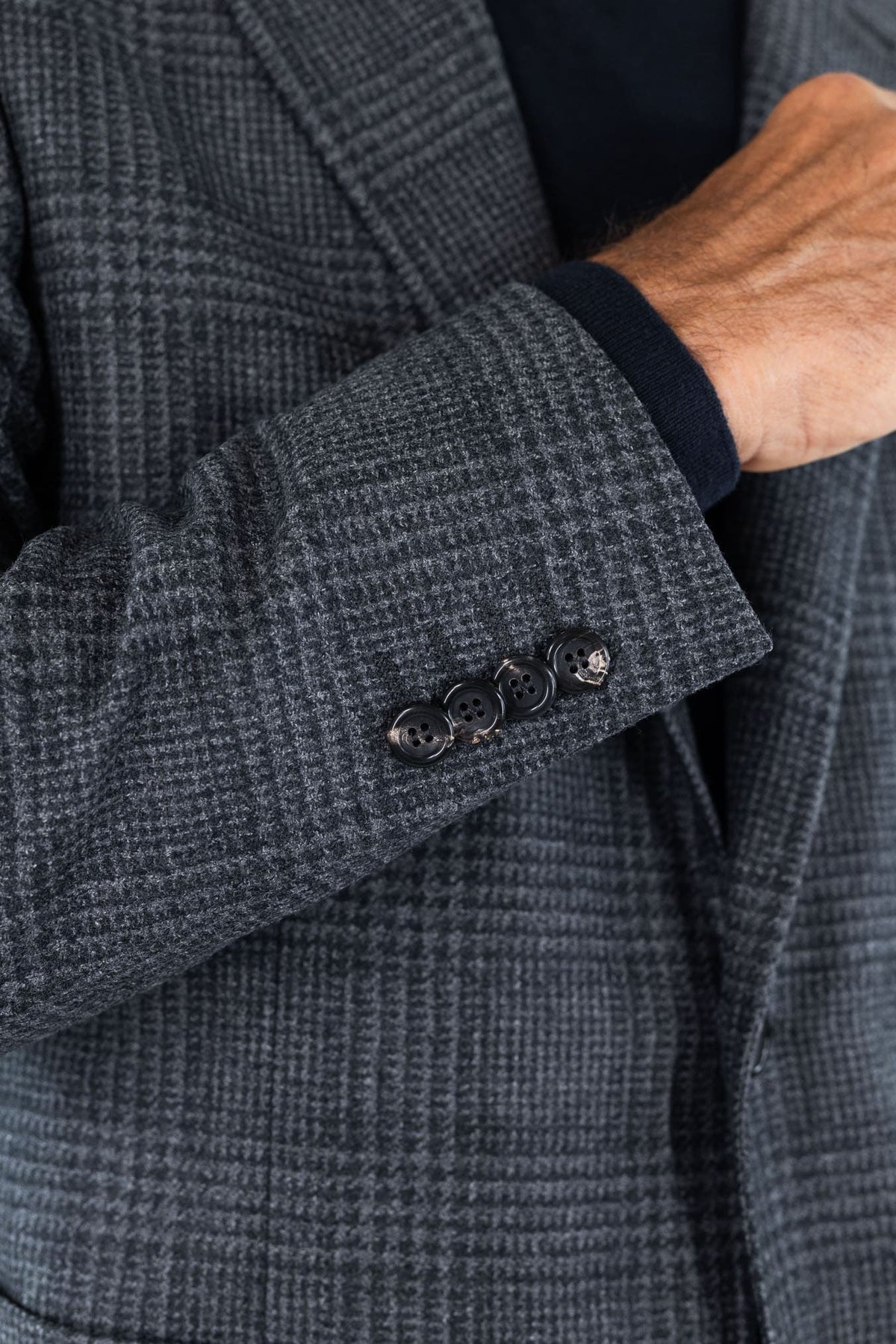 CANALI Giacca "Kei" Galles Blu Grigio