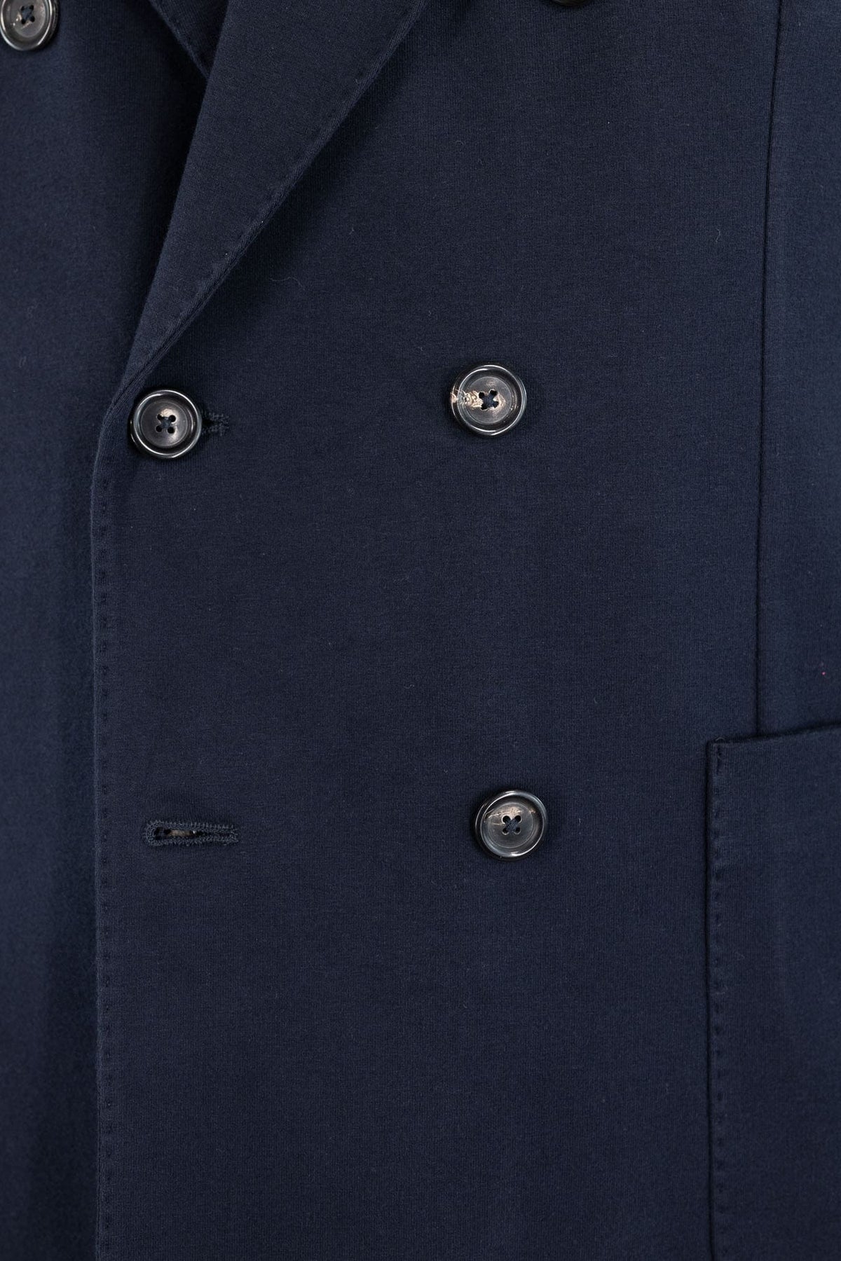CIRCOLO 1901 Giacca Doppiopetto Jersey Cotone Blu Notte