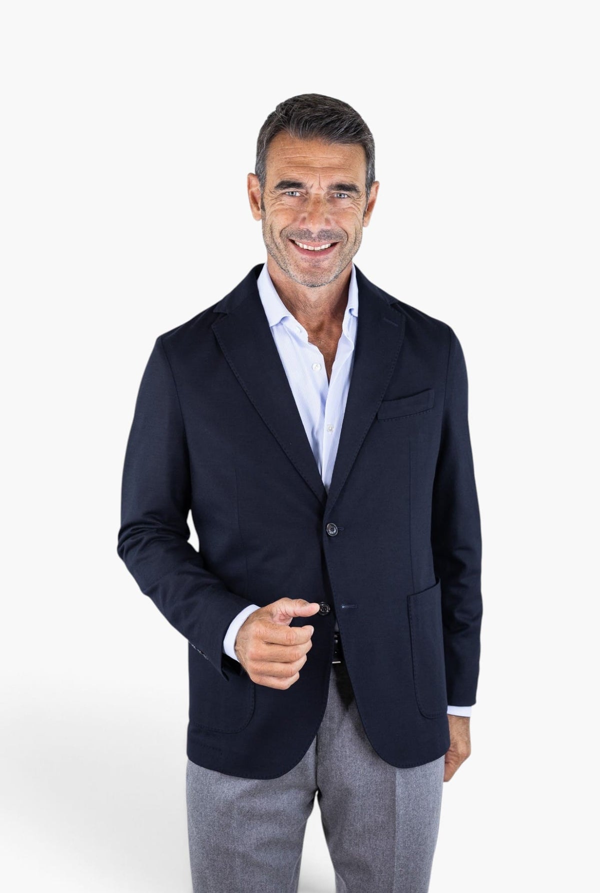 CIRCOLO 1901 Giacca Monopetto Lana Cashmere Blu Notte