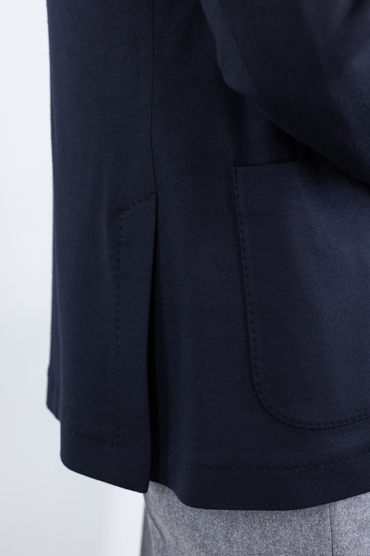 CIRCOLO 1901 Giacca Monopetto Lana Cashmere Blu Notte