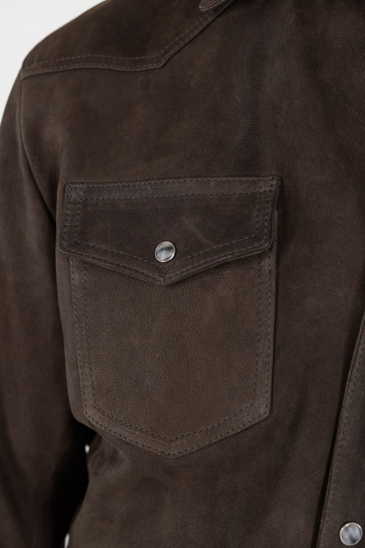 CONTRASTWAY Camicia "Eastwood" Chevrette Testa Moro