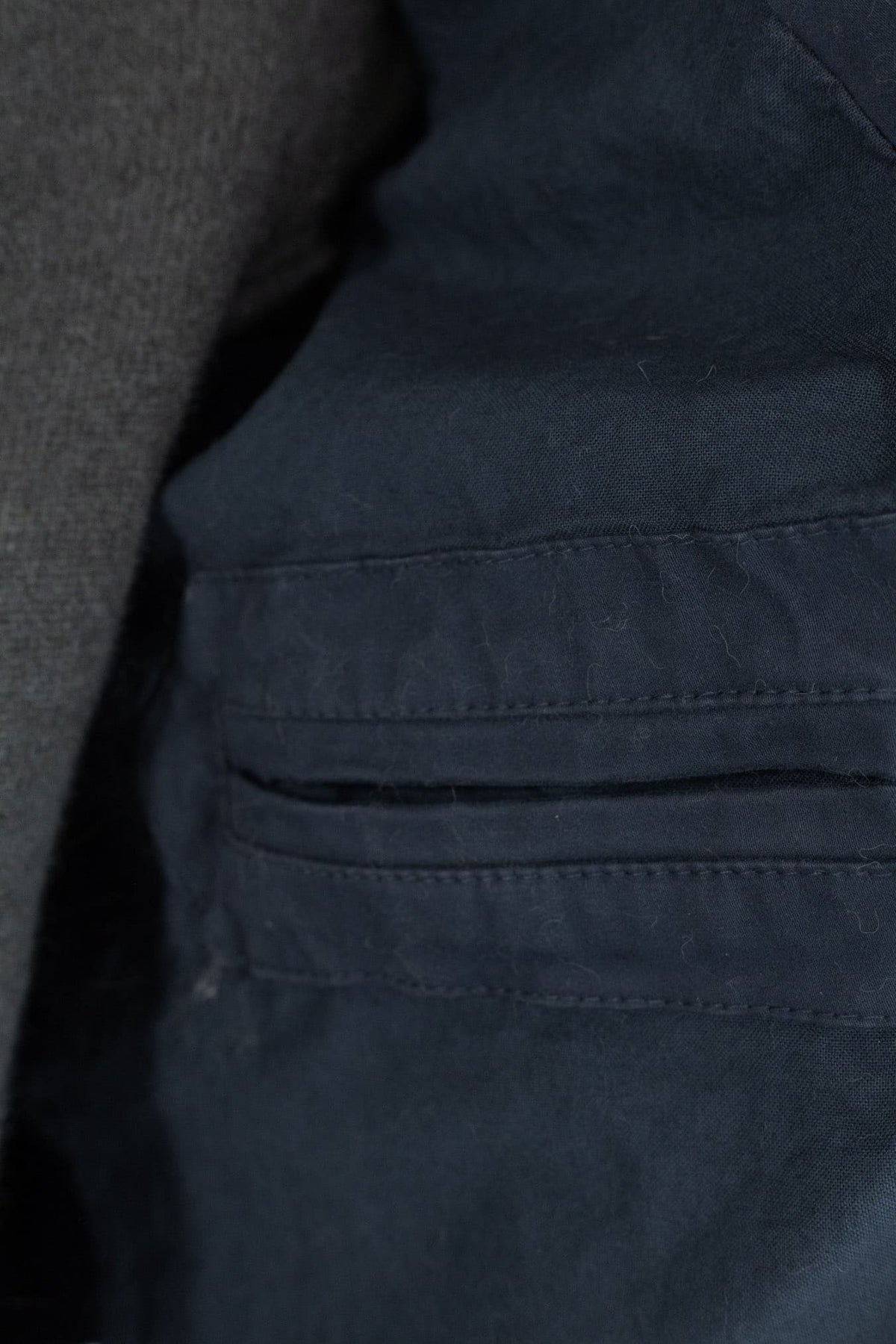 DRUMOHR Field Jacket Cotone Blu con Lapin Removibile